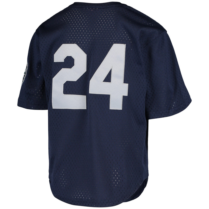 Youth Seattle Mariners Ken Griffey Jr. Mitchell & Ness Navy Cooperstown Collection Mesh Batting Practice Jersey - vstockx