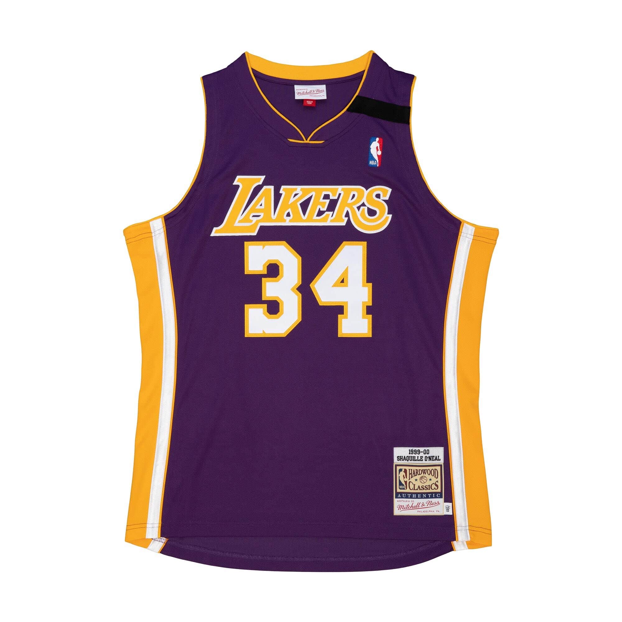 Authentic Shaquille O'Neal Los Angeles Lakers 1999-00 Jersey - vstockx
