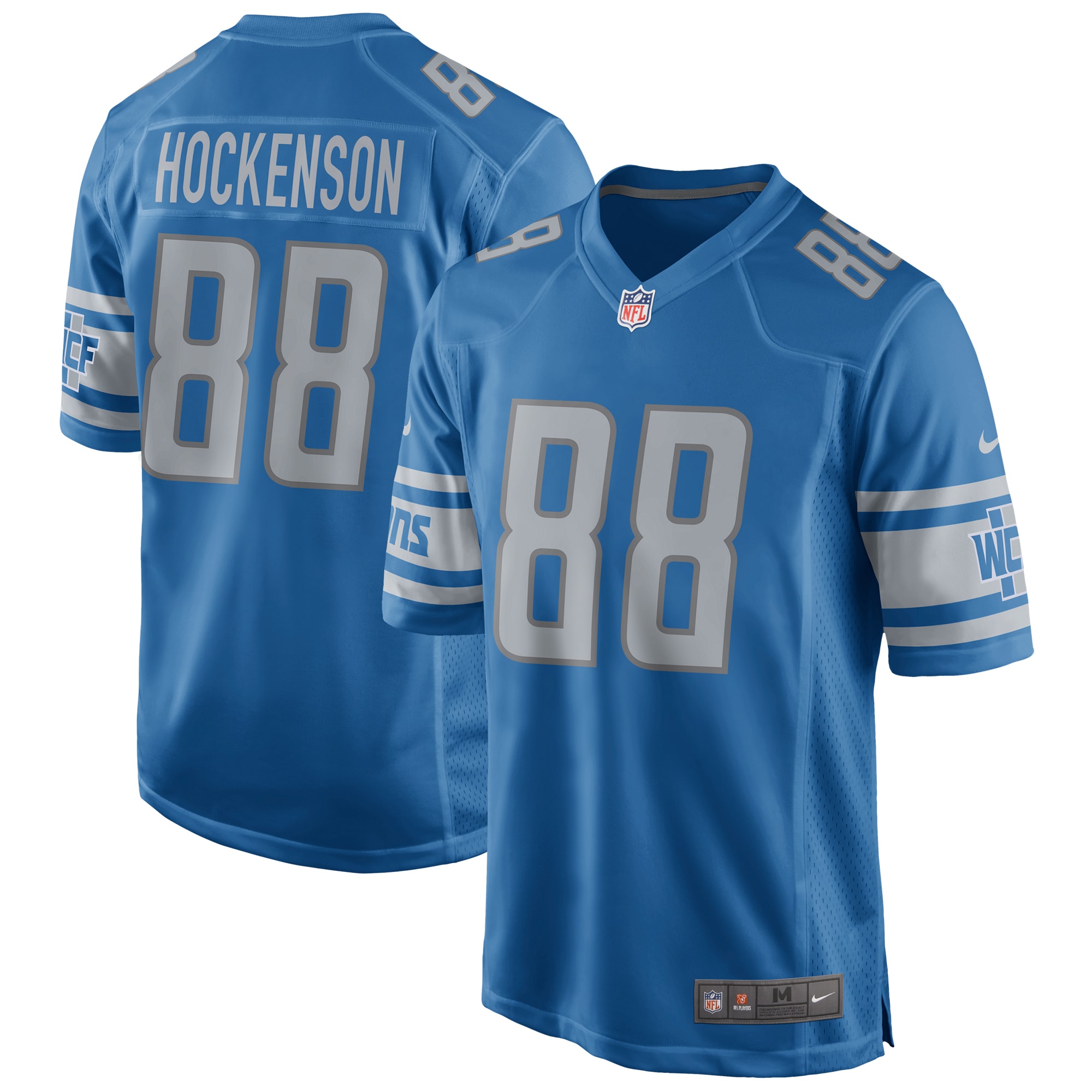 T.J. Hockenson Detroit Lions Nike Game Jersey - Blue - vstockx