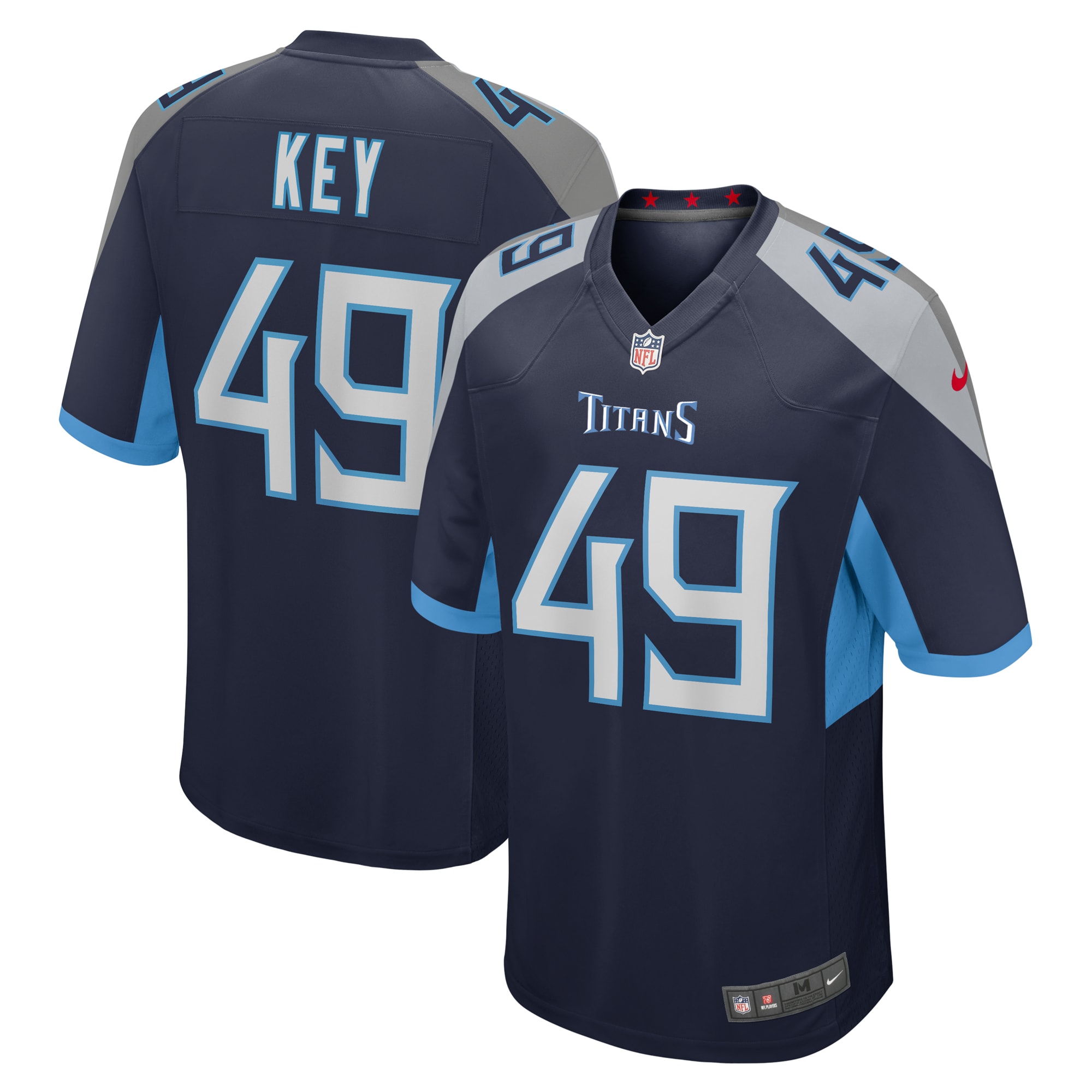 Arden Key Tennessee Titans Nike Game Player Jersey - Navy - vstockx