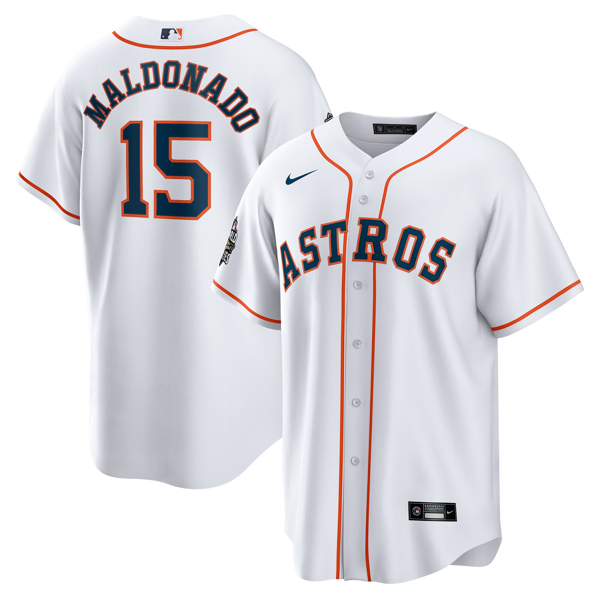 Martin Maldonado Houston Astros Nike Home 2022 World Series Replica Player Jersey - White - vstockx