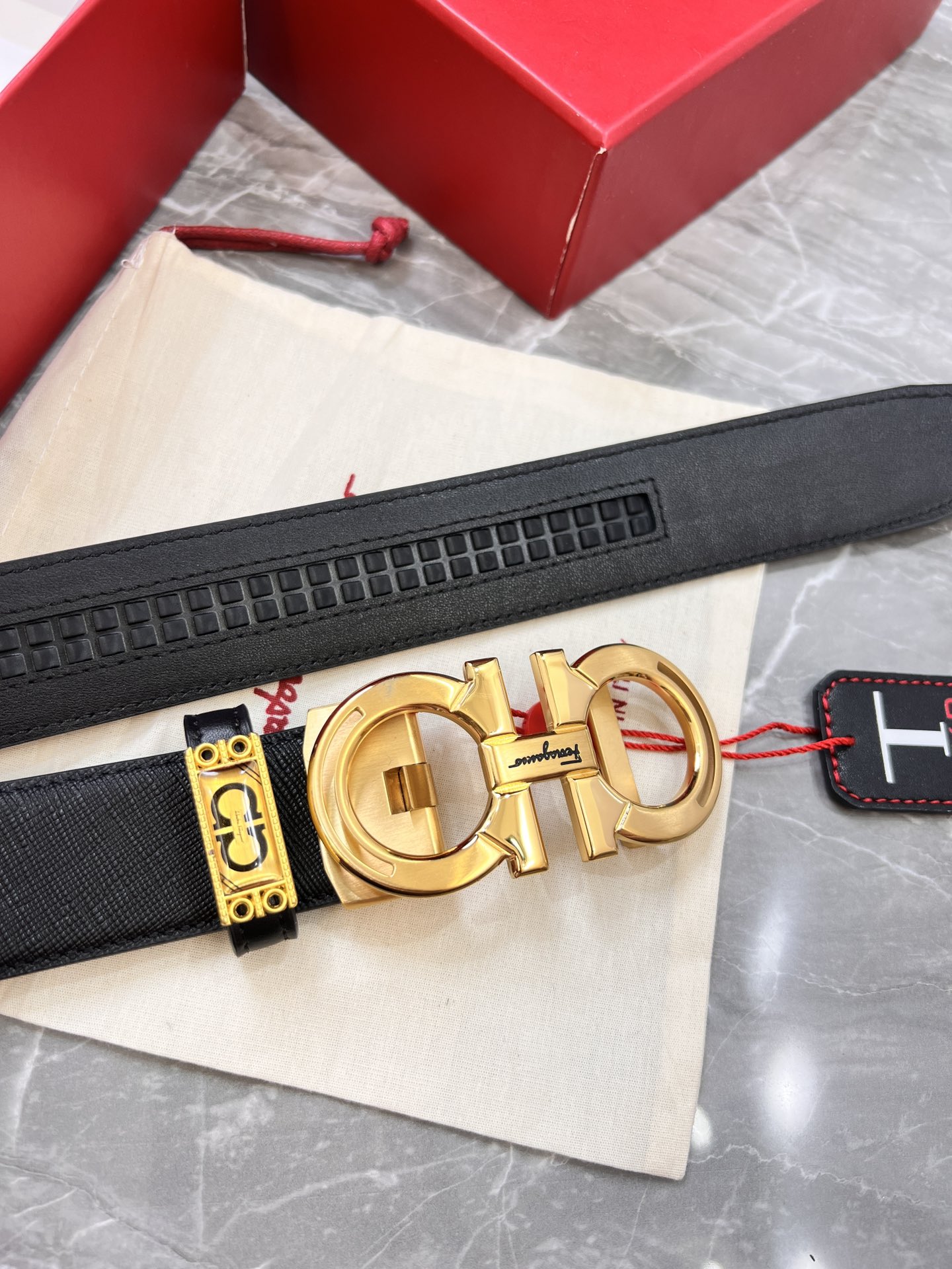 Streetwear Belt Ferragamo 319887 size:3.5cm - vstockx