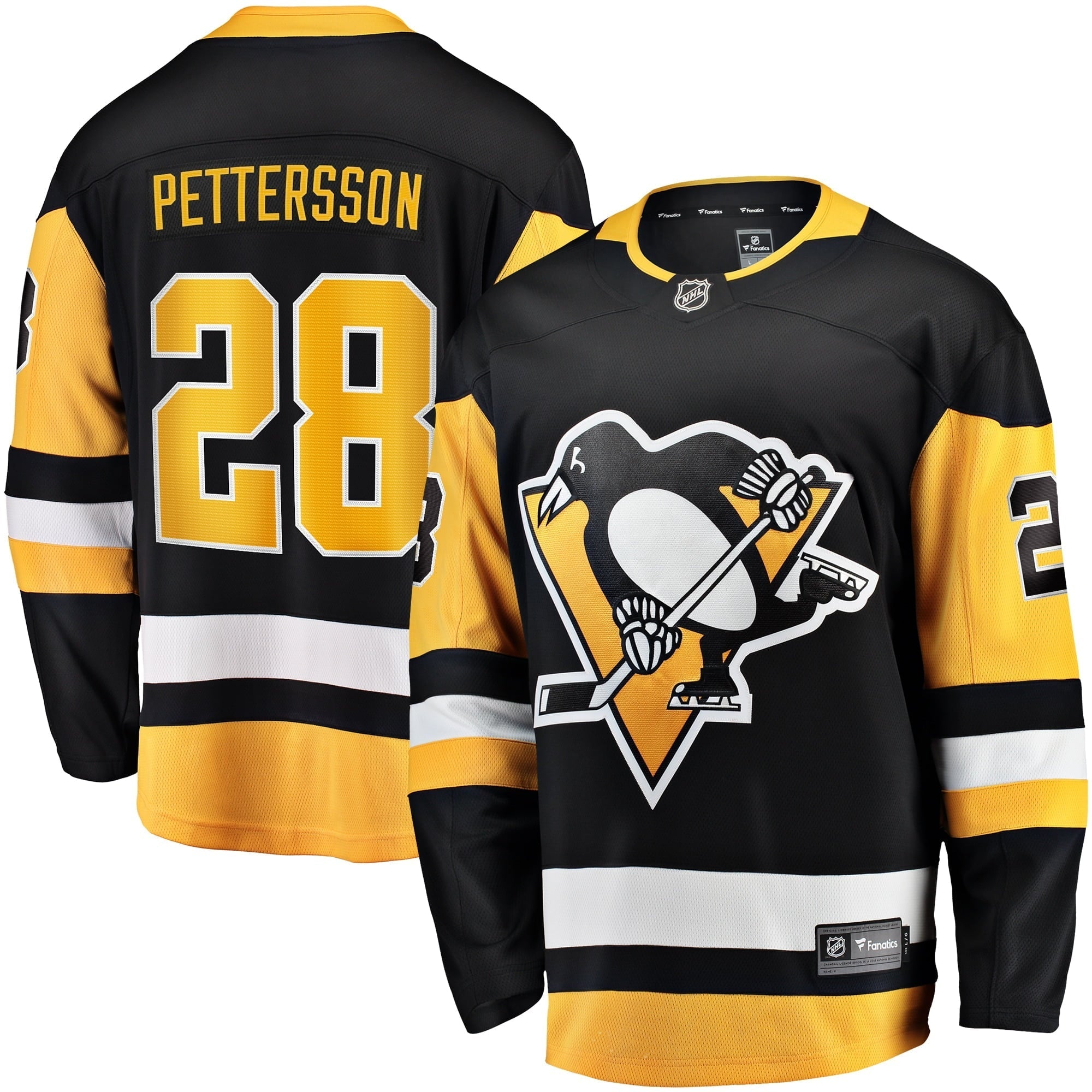 Marcus Pettersson Pittsburgh Penguins Fanatics Branded Home Breakaway Player Jersey - Black - vstockx