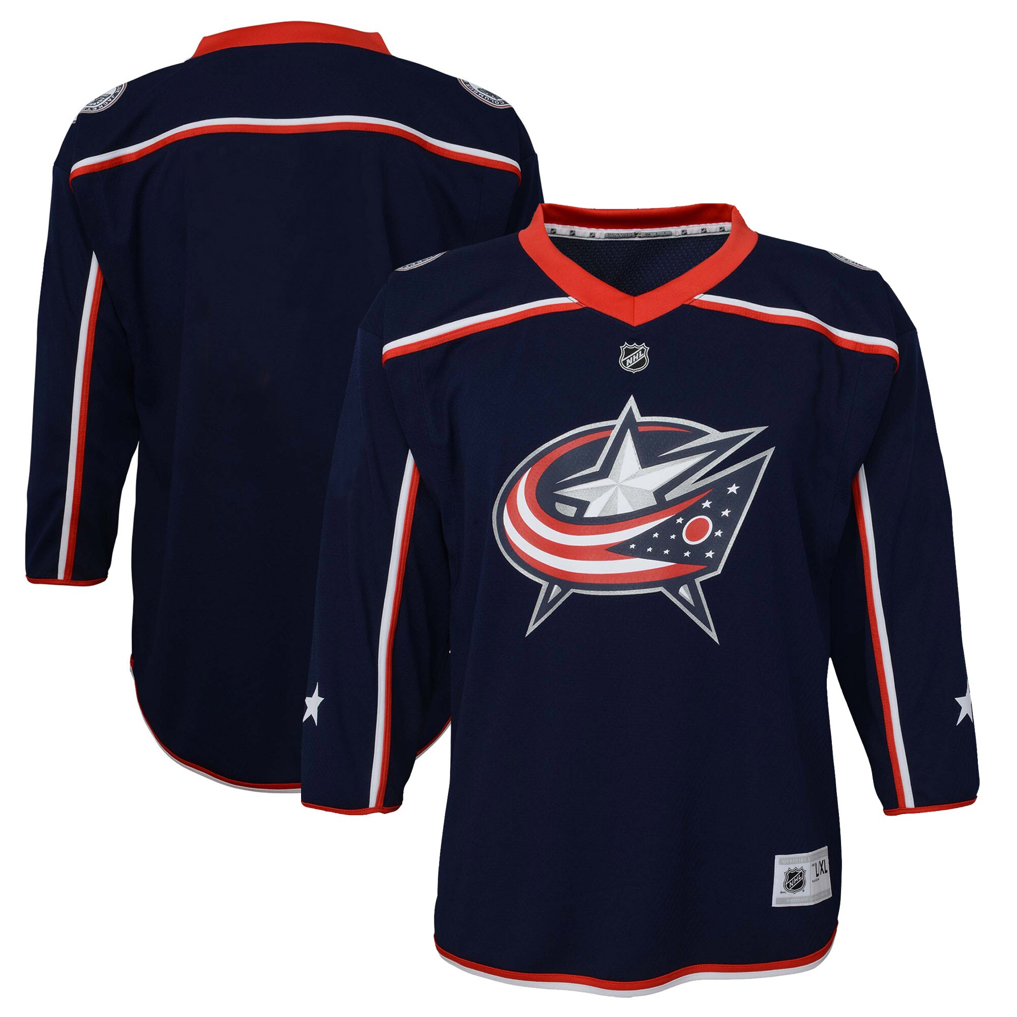 Columbus Blue Jackets Infant Home Replica Blank Jersey - Navy - vstockx