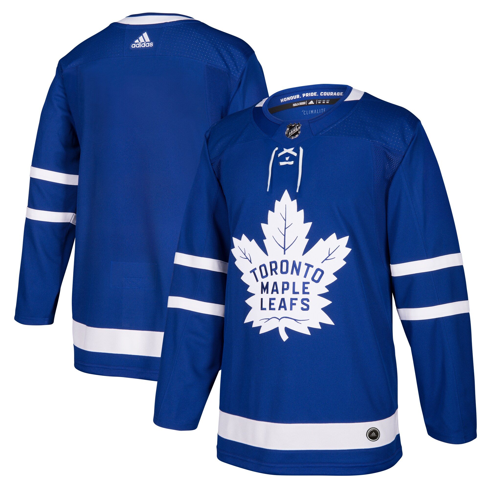 Toronto Maple Leafs adidas Home Authentic Blank Jersey - Blue - vstockx