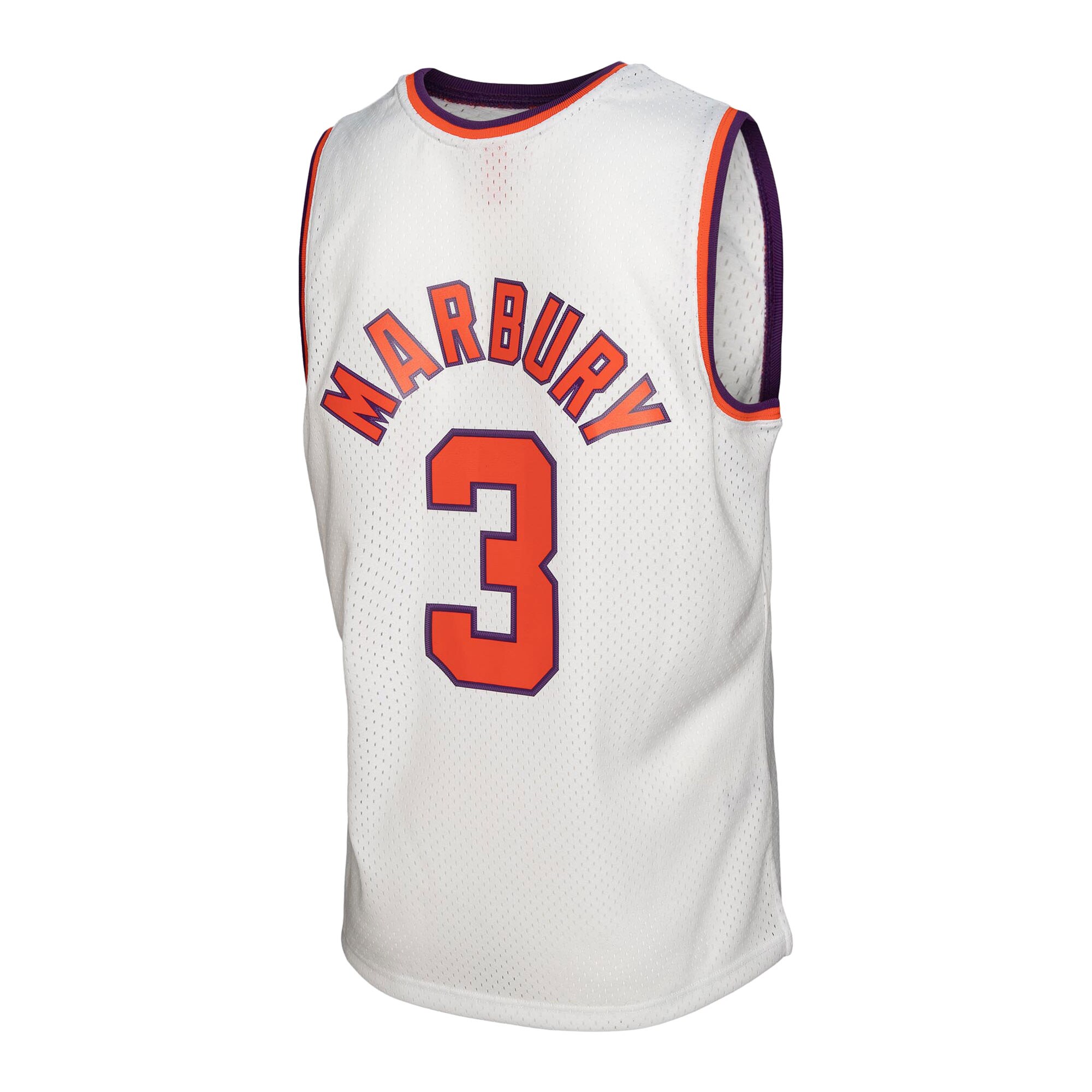 Stephon Marbury Phoenix Suns Mitchell & Ness 2001/02 Hardwood Classics Swingman Jersey - White - vstockx