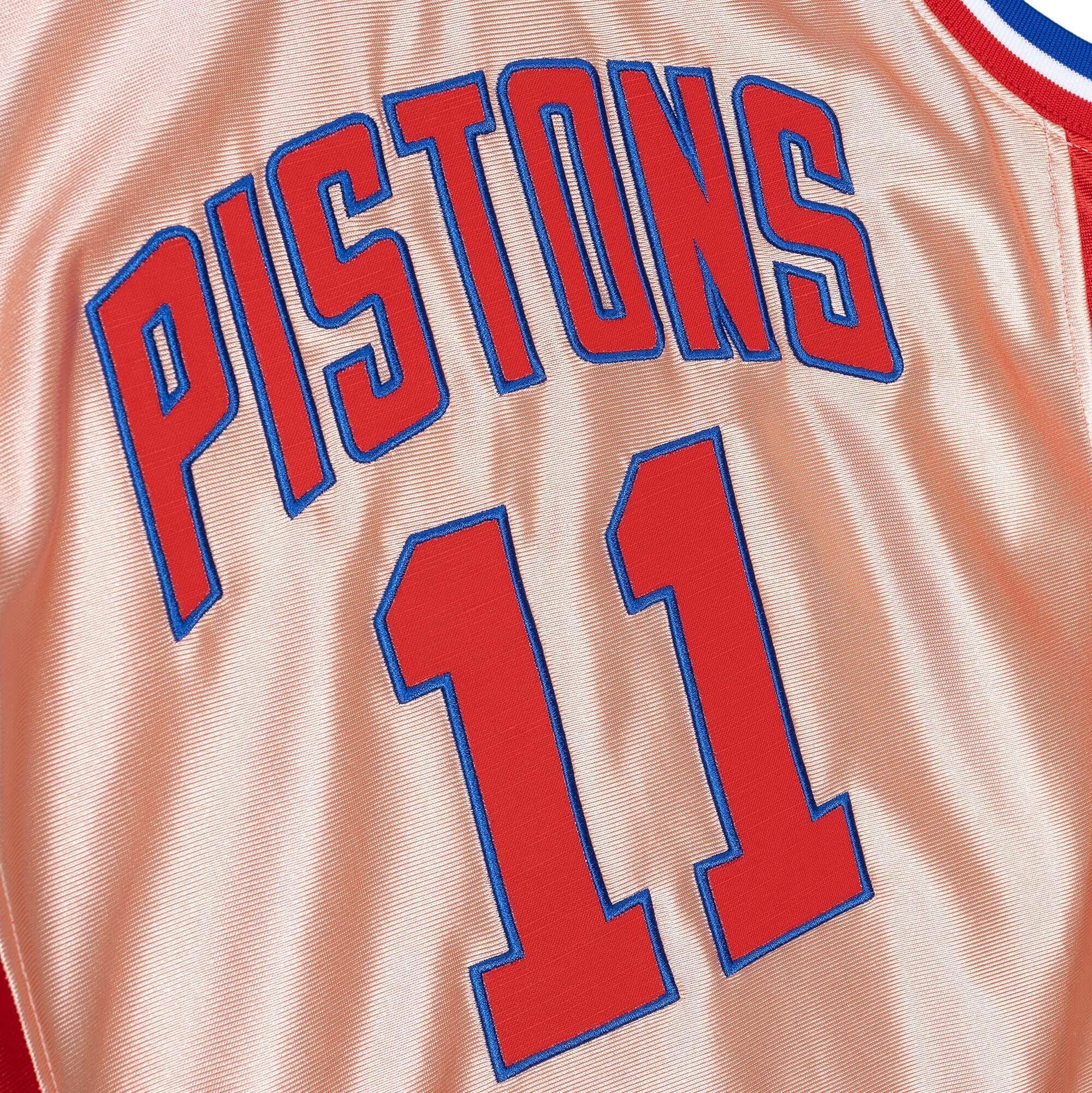 Womens 75th Anniversary Rose Gold Swingman Isiah Thomas Detroit Pistons 1982-83 Jersey - vstockx
