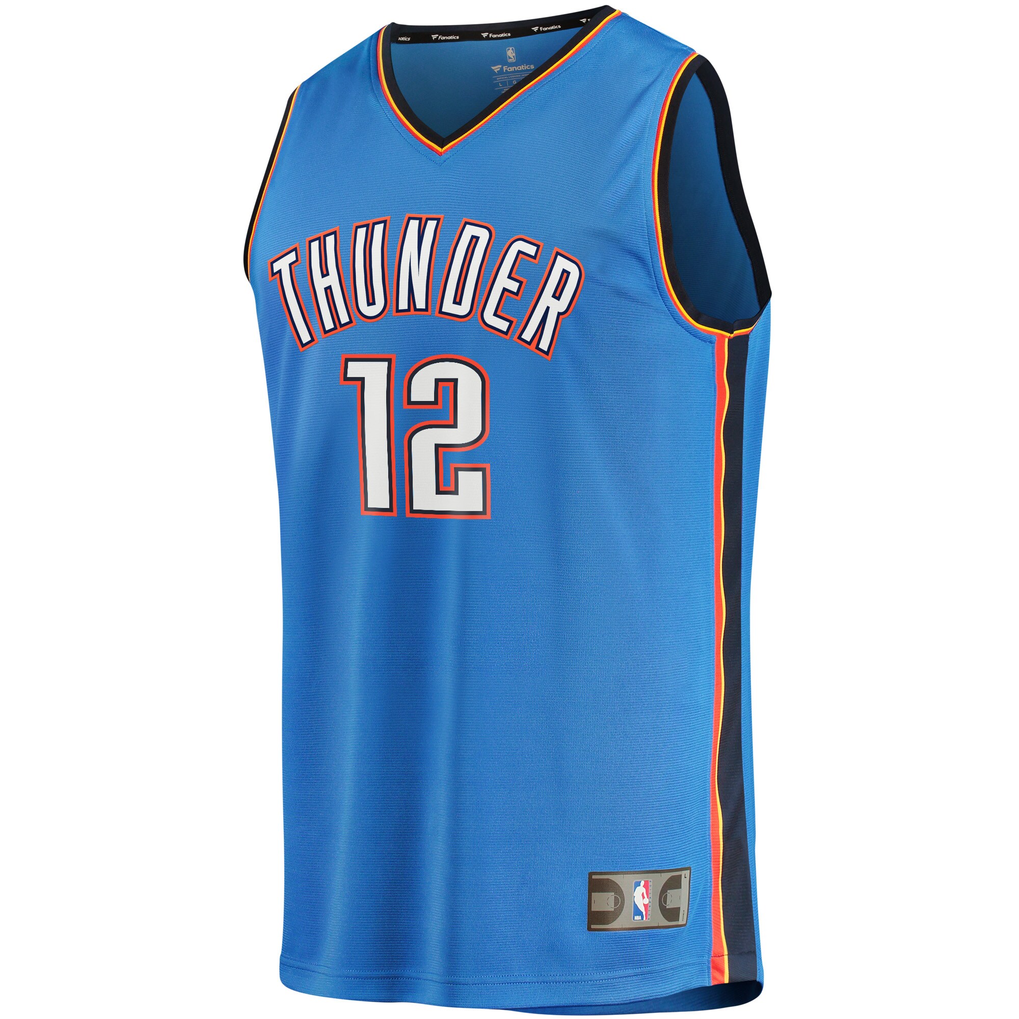 Lindy Waters III Oklahoma City Thunder Fanatics Branded Youth Fast Break Player Jersey - Icon Edition - Blue - vstockx