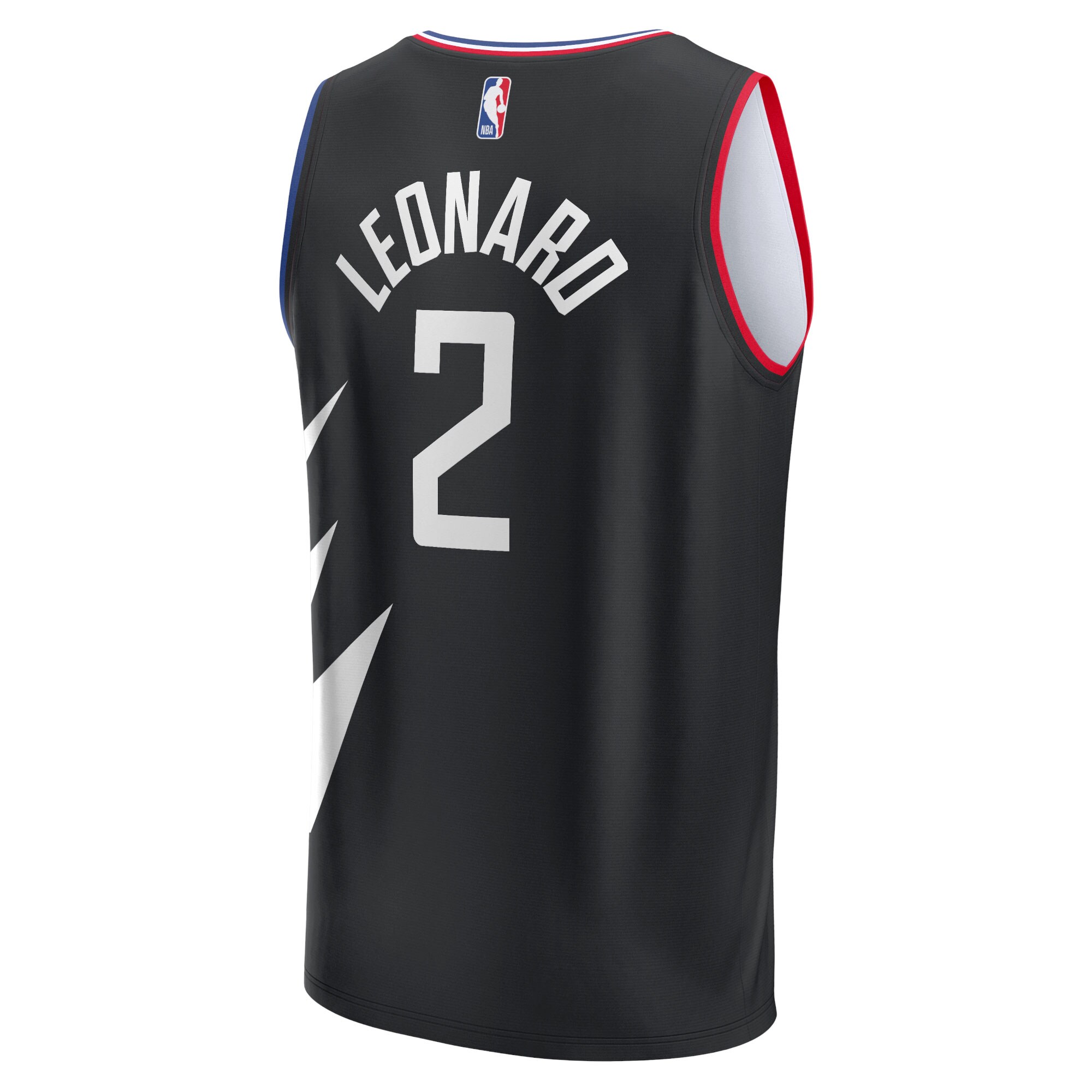 Kawhi Leonard LA Clippers Fanatics Branded Fast Break Replica Player Jersey - Statement Edition - Black - vstockx