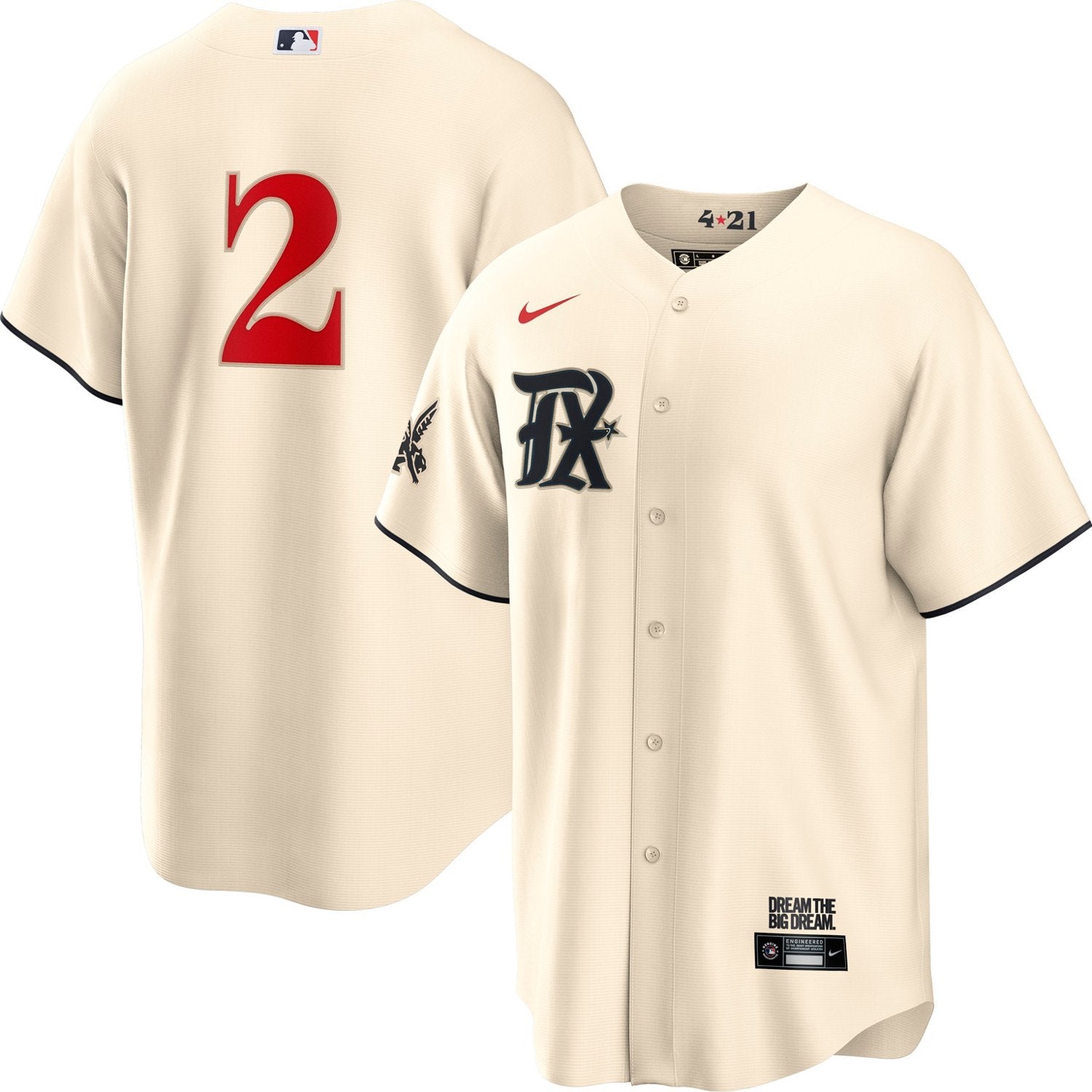 Nike Men's Texas Rangers Semien City Connect Replica Jersey - vstockx