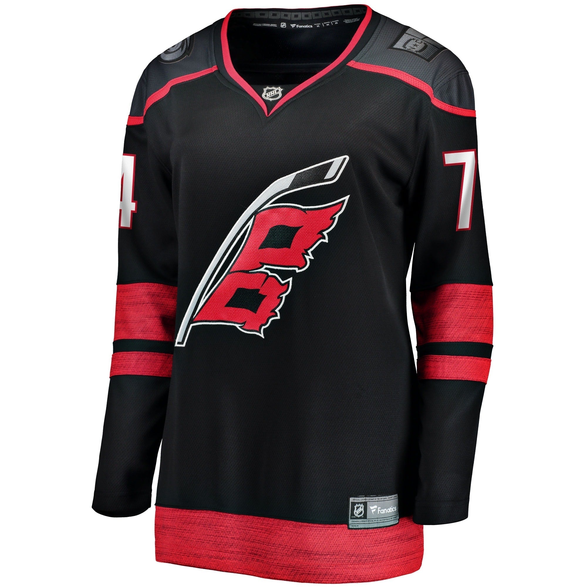 Women's Fanatics Branded Jaccob Slavin Black Carolina Hurricanes Home Breakaway Player Jersey - vstockx