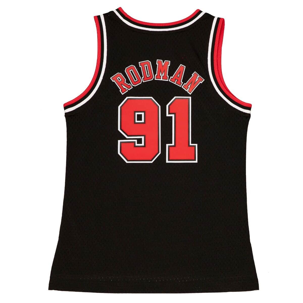 Women's Swingman Dennis Rodman Chicago Bulls 1997-98 Jersey - vstockx