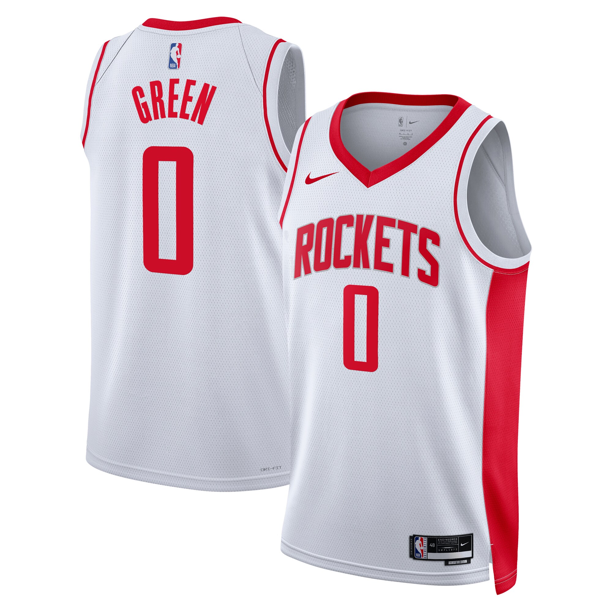 Jalen Green Houston Rockets Nike Swingman Jersey - Association Edition - White - vstockx
