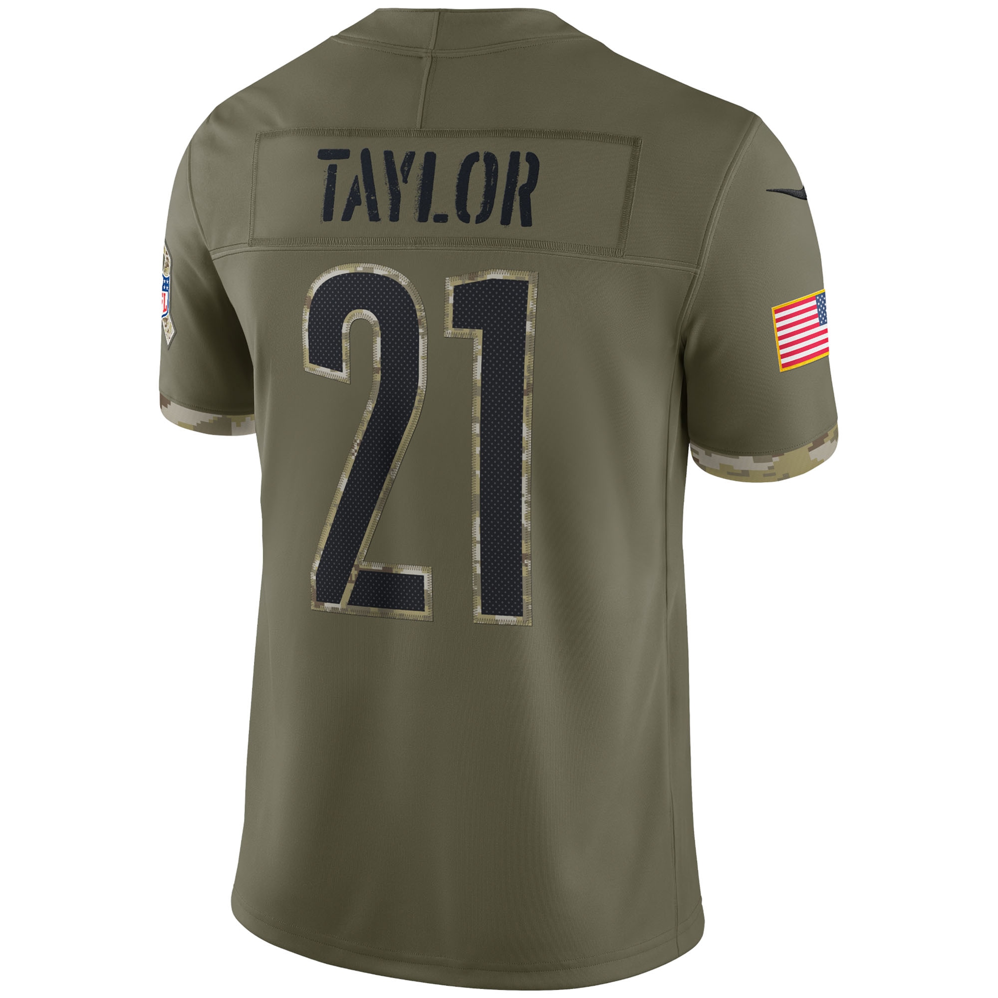 Sean Taylor Washington Commanders 2022 Salute To Service Retired Player Limited Jersey - Olive - vstockx