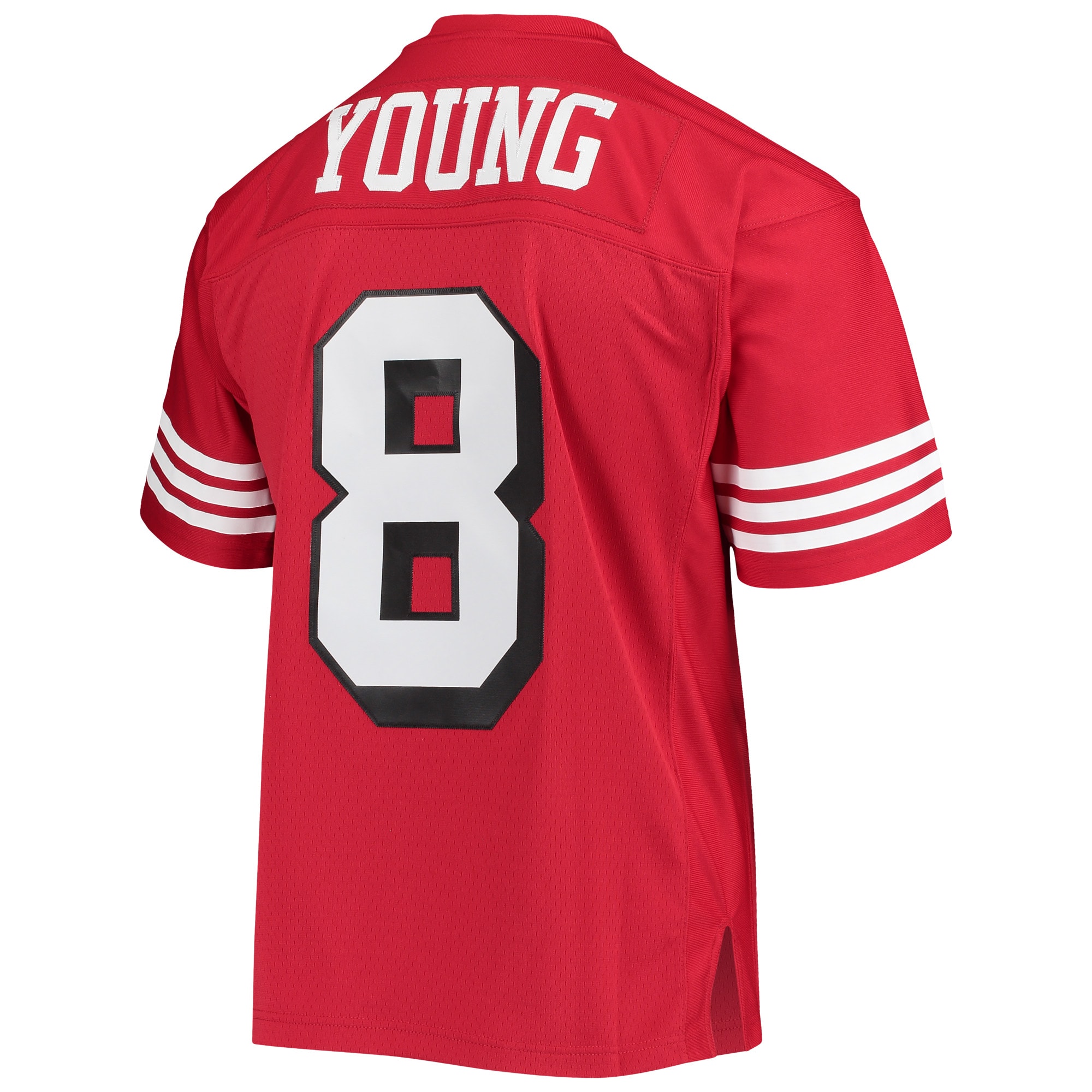 Steve Young San Francisco 49ers Mitchell & Ness Legacy Replica Jersey - Scarlet - vstockx