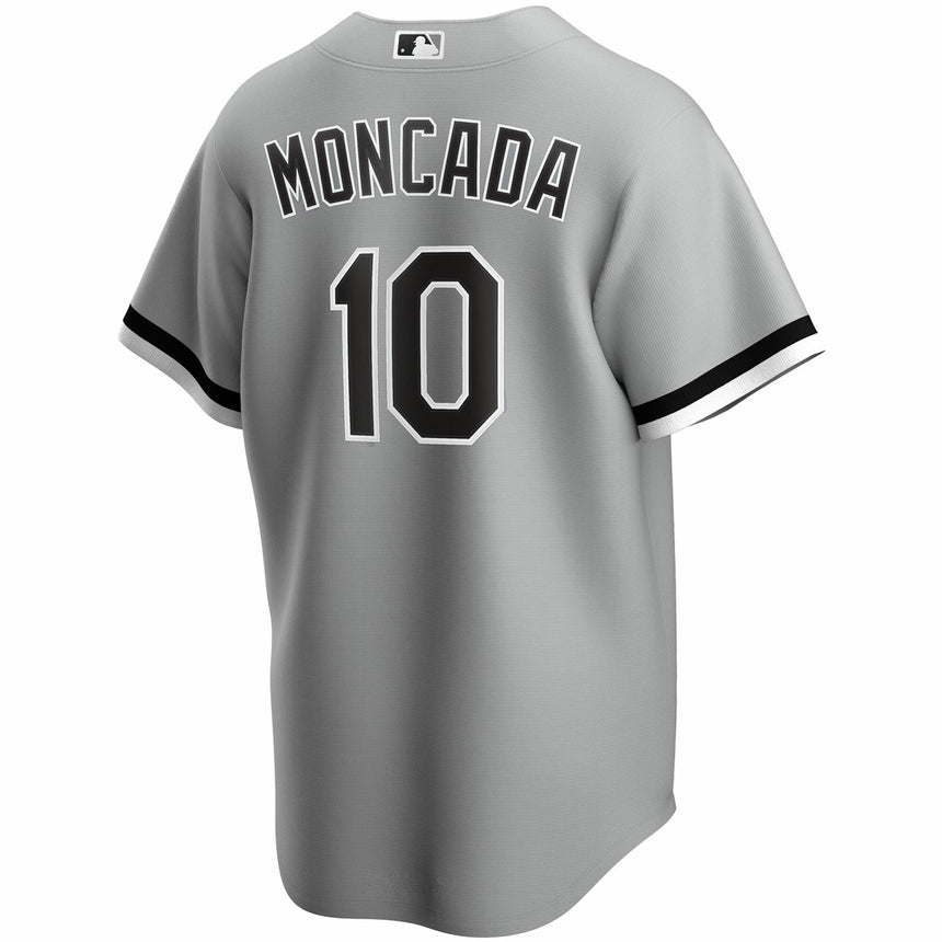 Men's Yoan Moncada Chicago White Sox Gray Road Replica Team Jersey - vstockx