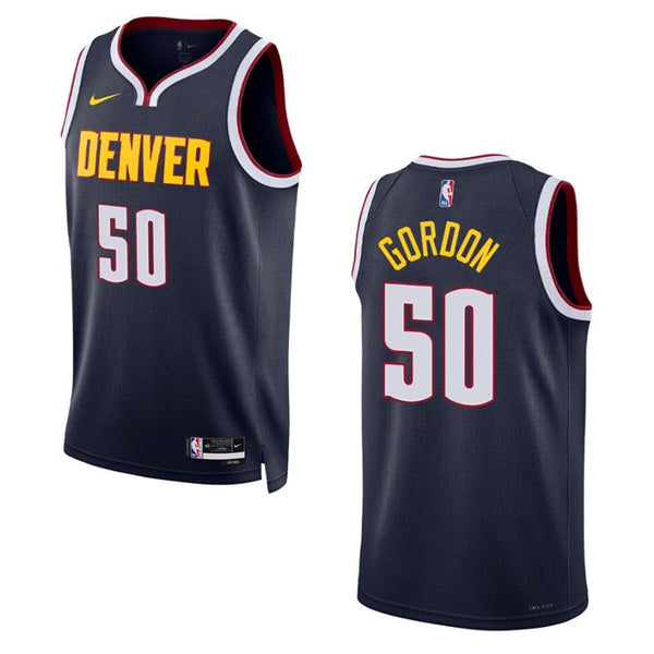 Men's Denver Nuggets Aaron Gordon Icon Edition Jersey - Navy - vstockx