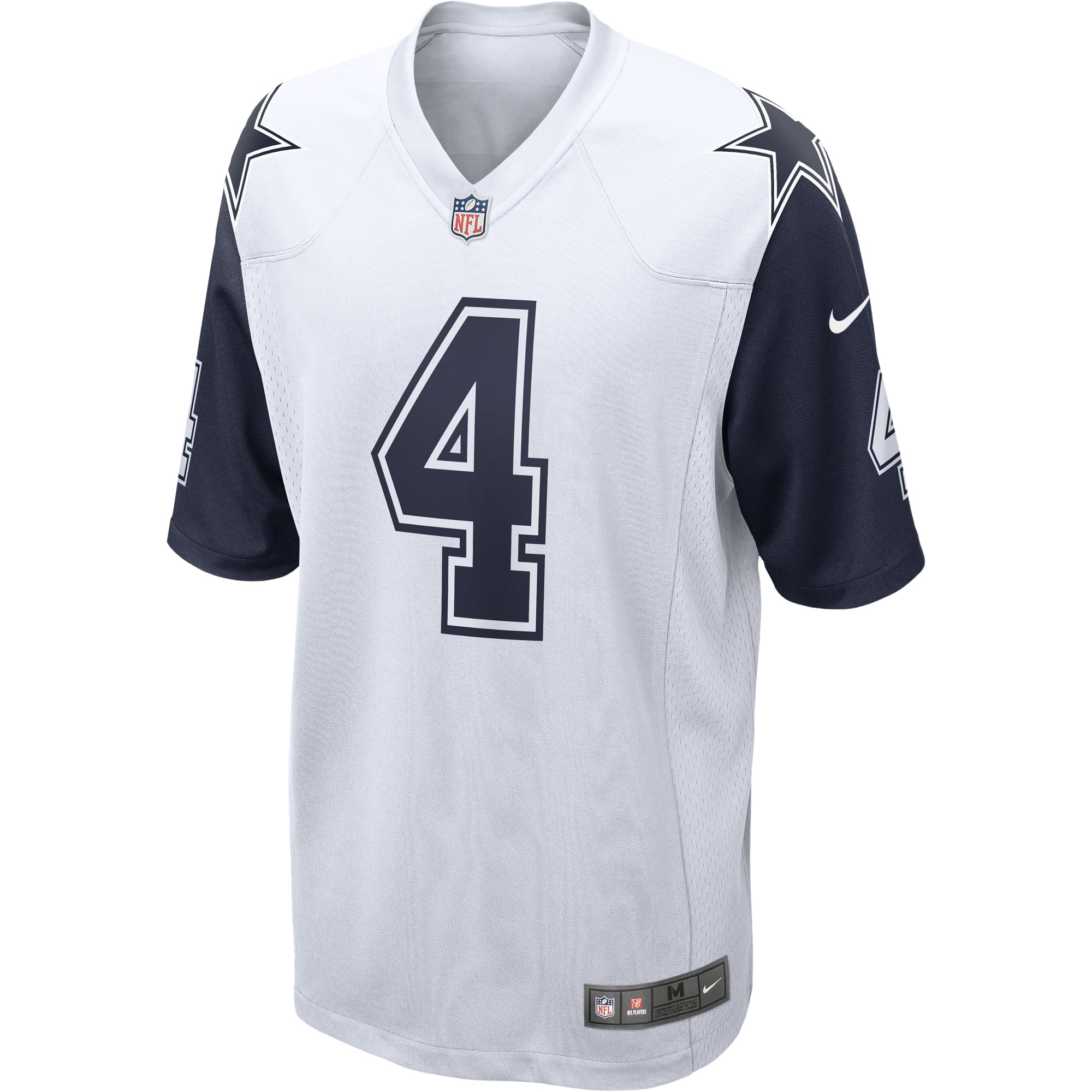 Dak Prescott Dallas Cowboys Nike Alternate Game Jersey - White - vstockx