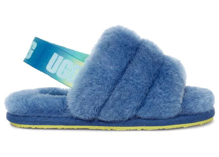 UGG Fluff Yeah Slide Mystic Blue Gradient (Toddler) - vstockx