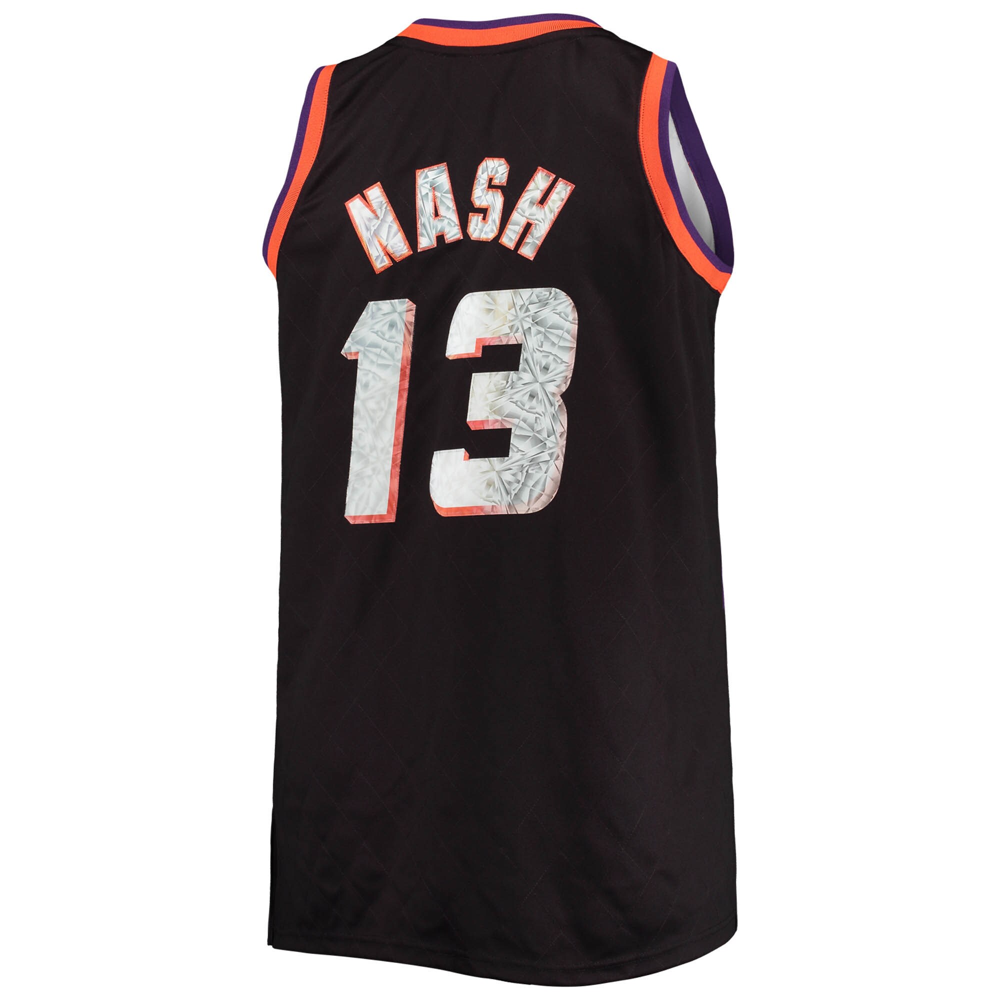 Steve Nash Phoenix Suns Mitchell & Ness Big & Tall 1996-97 NBA 75th Anniversary Diamond Swingman Jersey - Black - vstockx
