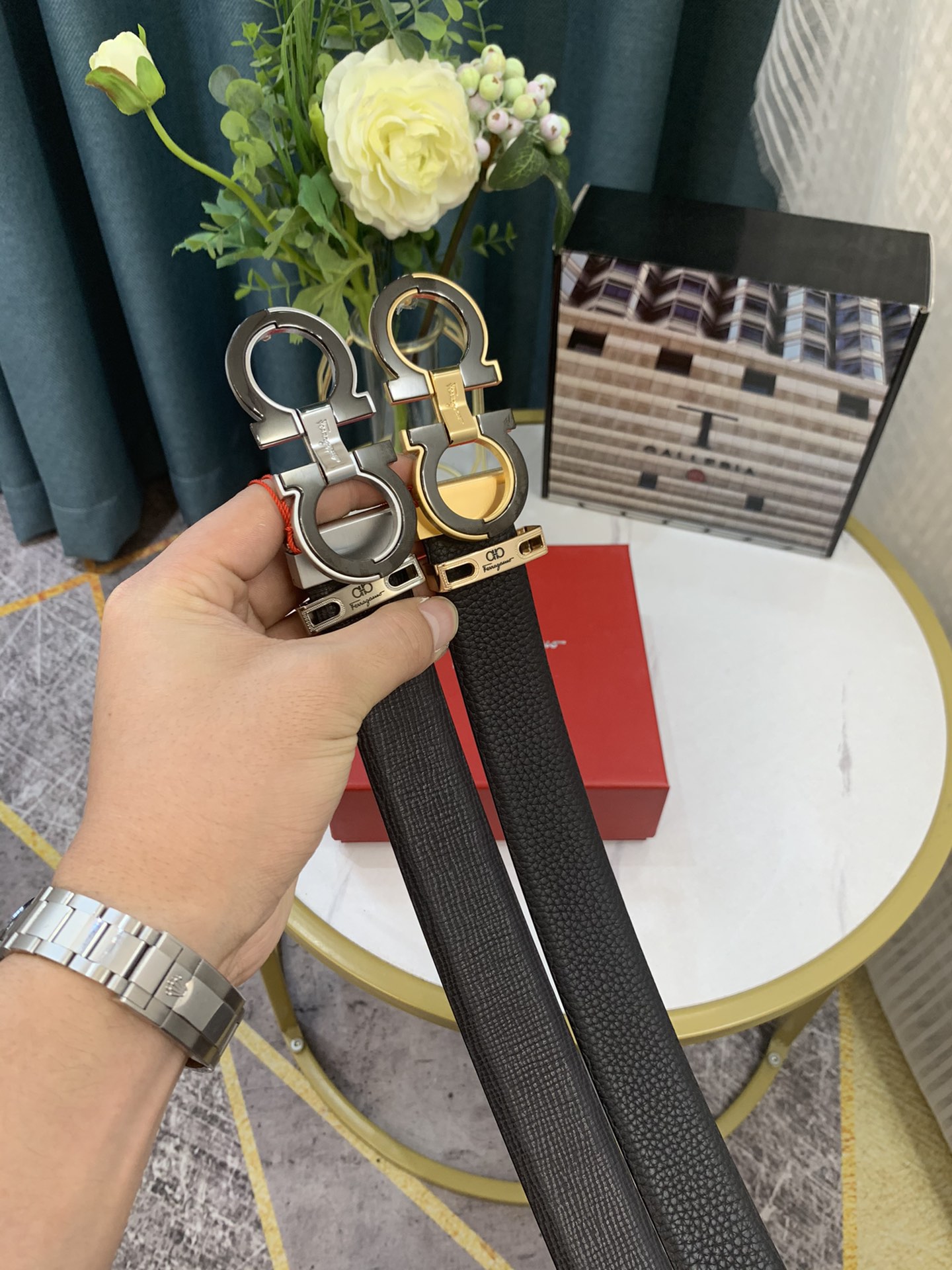 Streetwear Belt Ferragamo 319103 size:3.5cm - vstockx