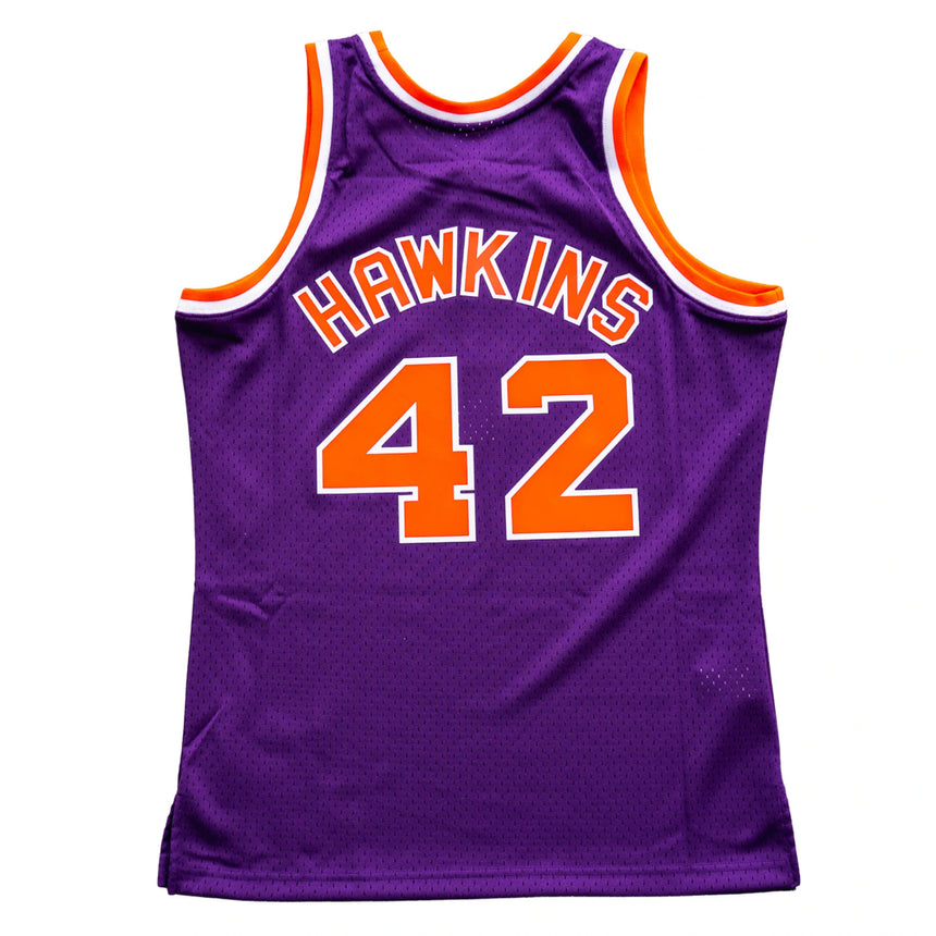 Men's Phoenix Suns Connie Hawkins Mitchell & Ness 1969-70 Hardwood Classics Purple Swingman Jersey - vstockx