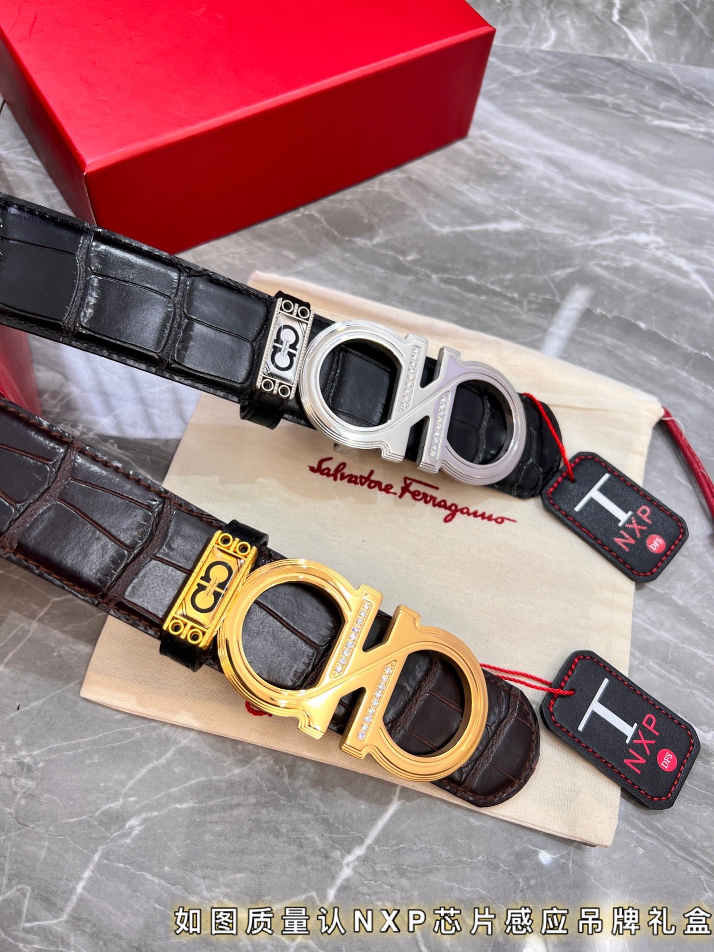 Streetwear Belt Ferragamo 319859 size:3.5cm - vstockx