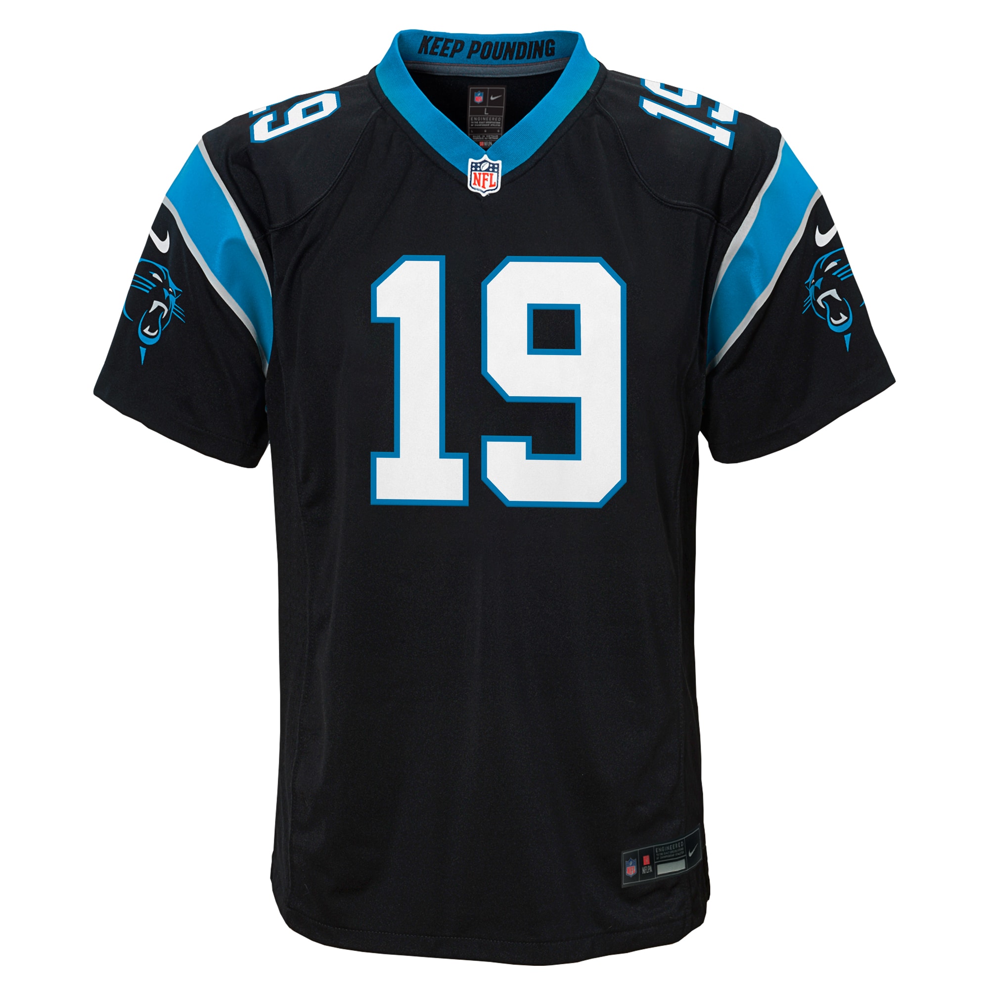 Adam Thielen Carolina Panthers Nike Youth Game Jersey - Black - vstockx