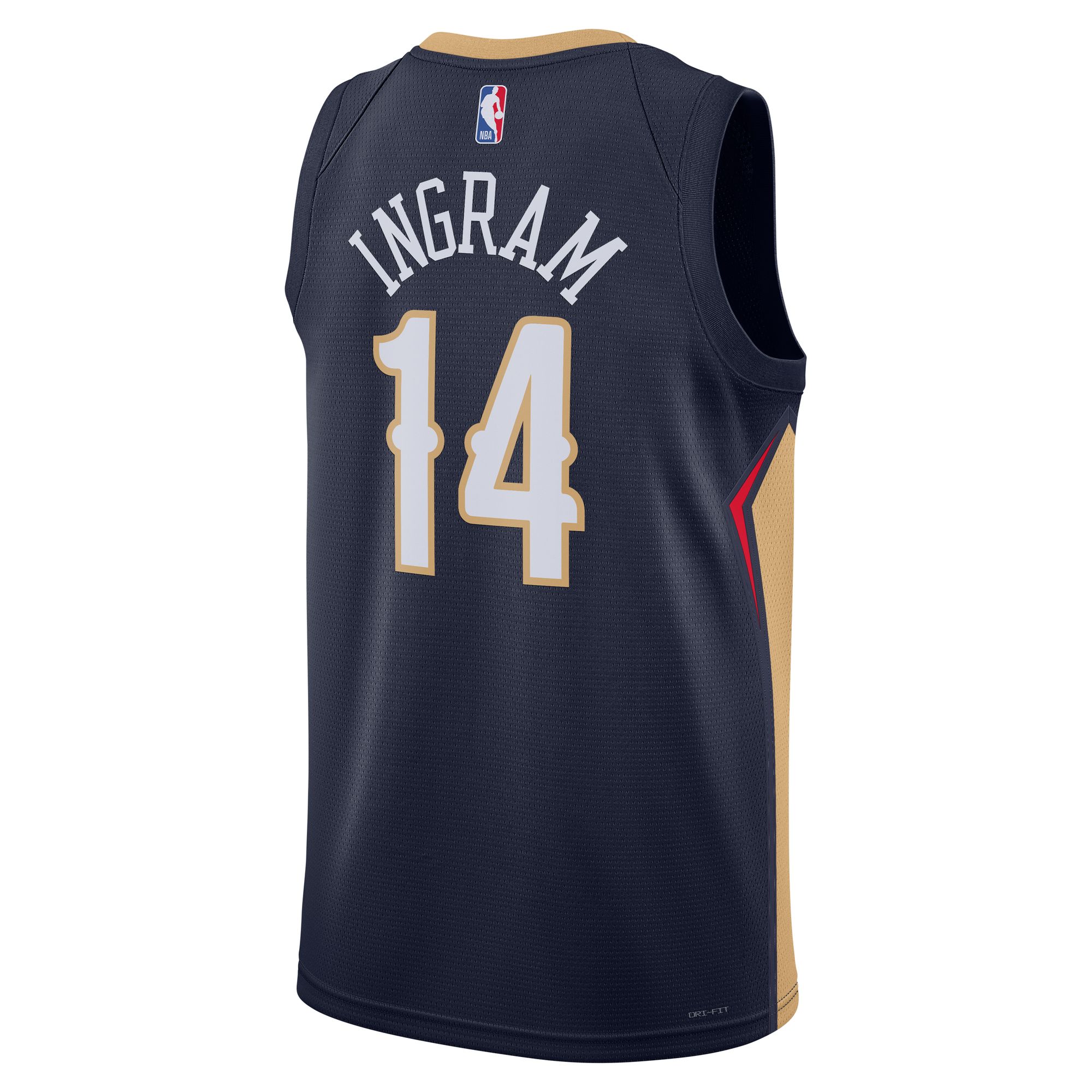 Brandon Ingram New Orleans Pelicans Nike Unisex Swingman Jersey - Association Edition - Navy - vstockx