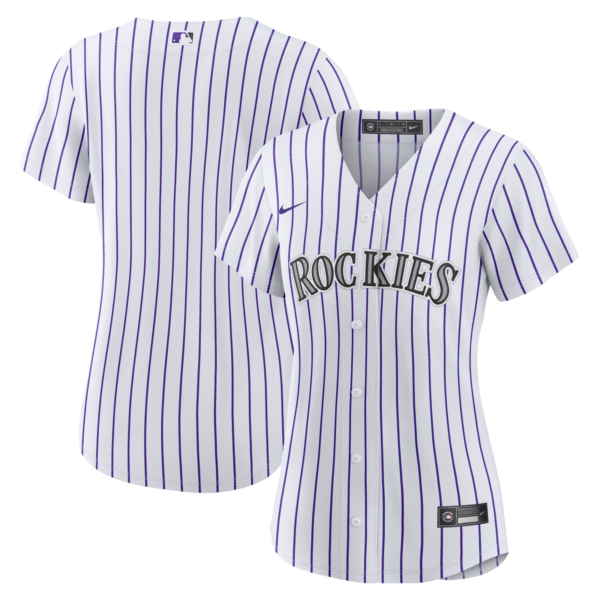 Colorado Rockies Nike Women's Home Blank Replica Jersey - White - vstockx