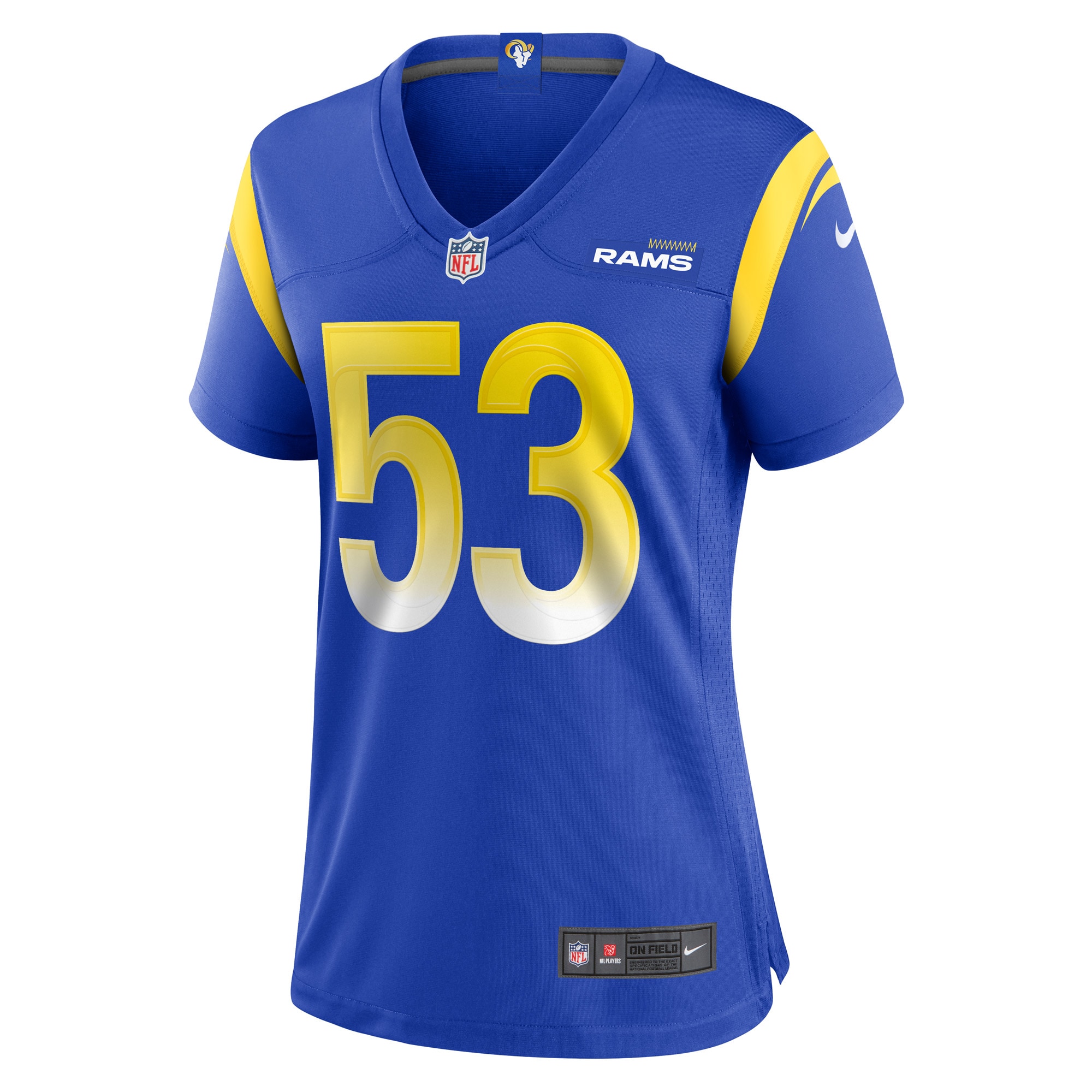 Ernest Jones Los Angeles Rams Nike Women's Team Game Player Jersey - Royal - vstockx