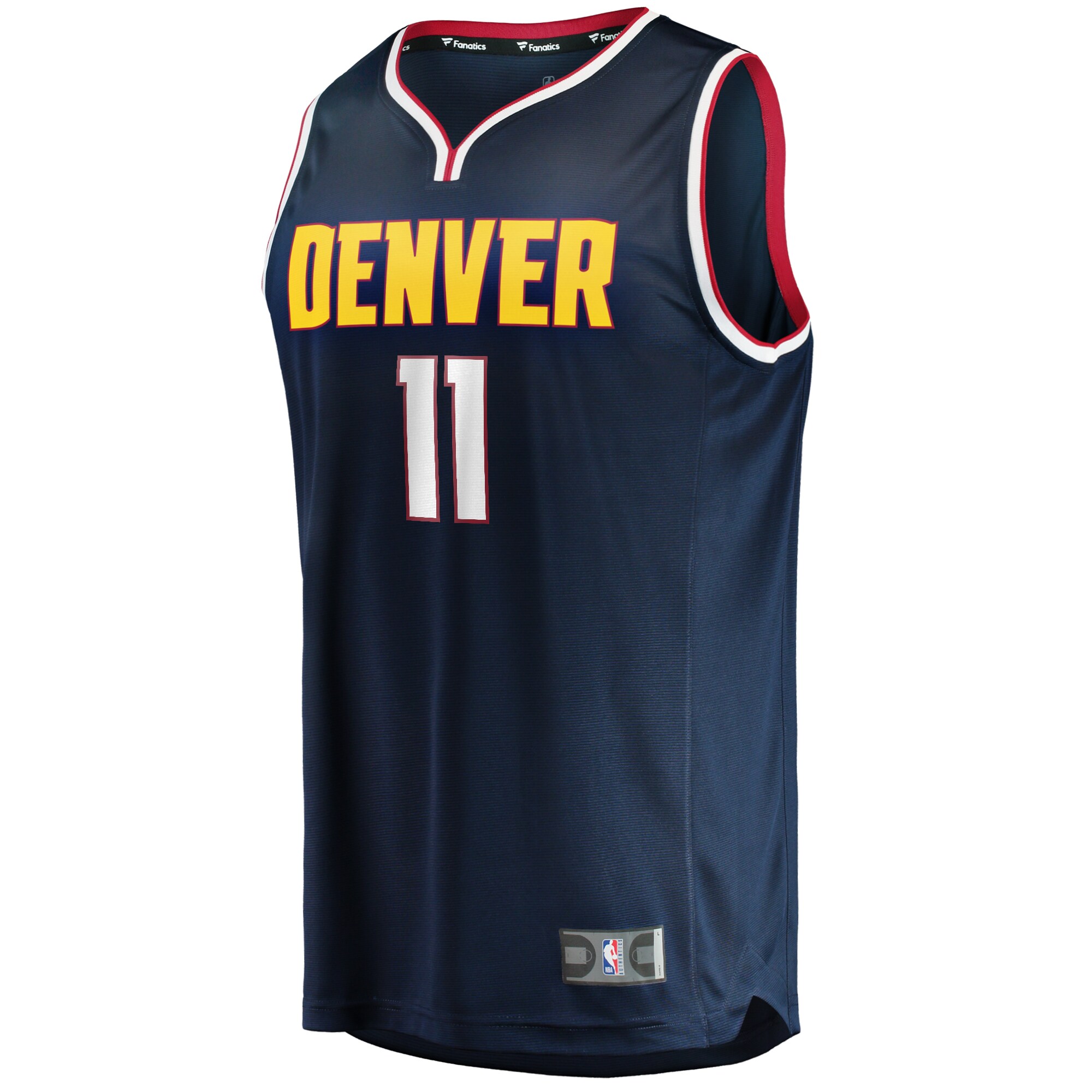 Bruce Brown Denver Nuggets Fanatics Branded Fast Break Replica Jersey - Icon Edition - Navy - vstockx