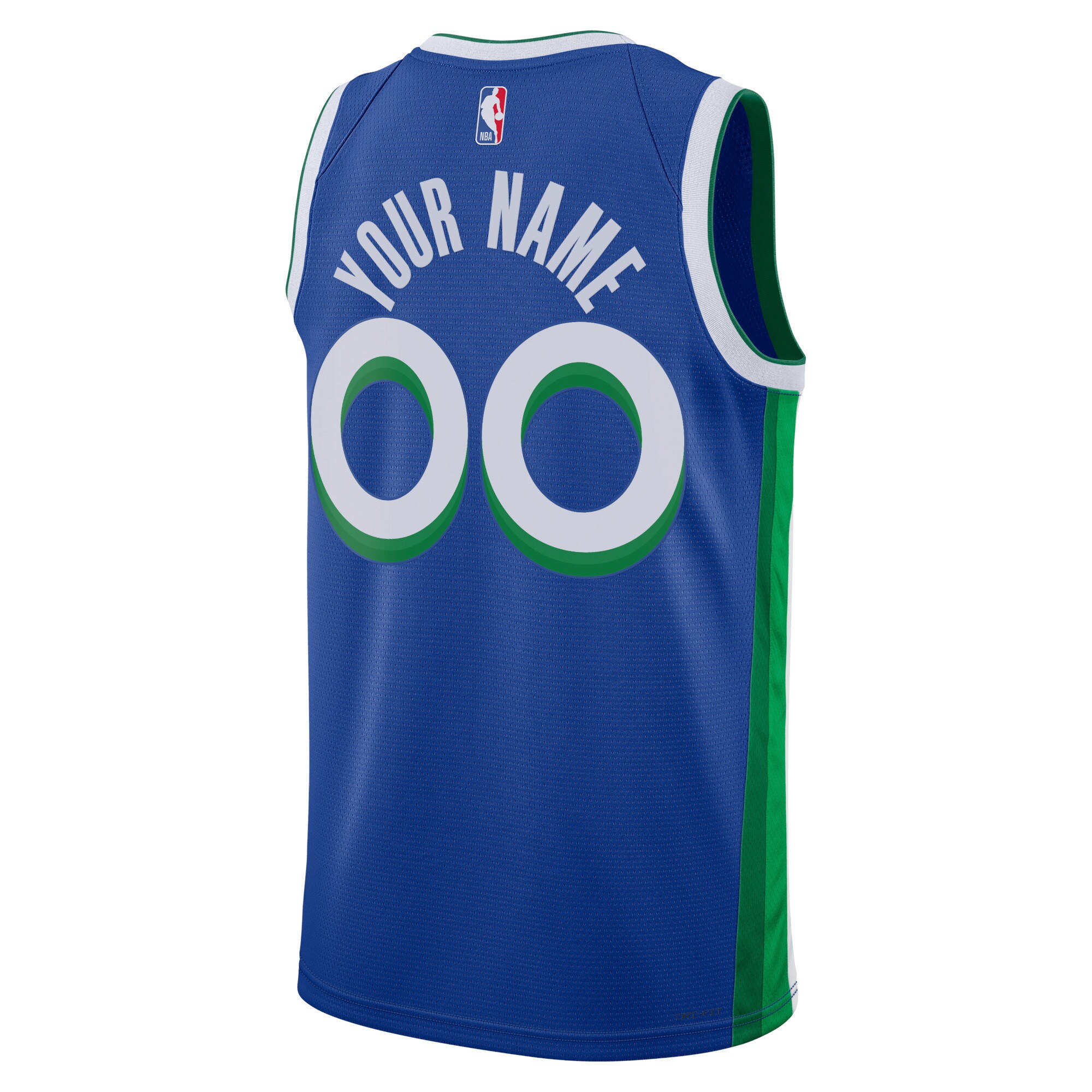 Dallas Mavericks Nike Unisex 2022/23 Swingman Custom Jersey - City Edition - Blue - vstockx