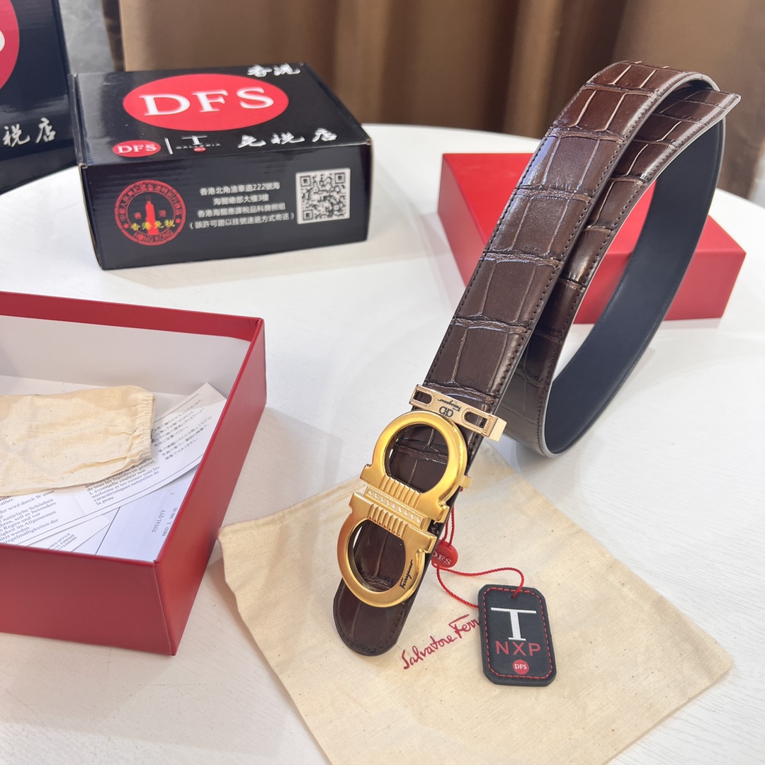 Streetwear Belt Ferragamo 320326 size:3.5cm - vstockx