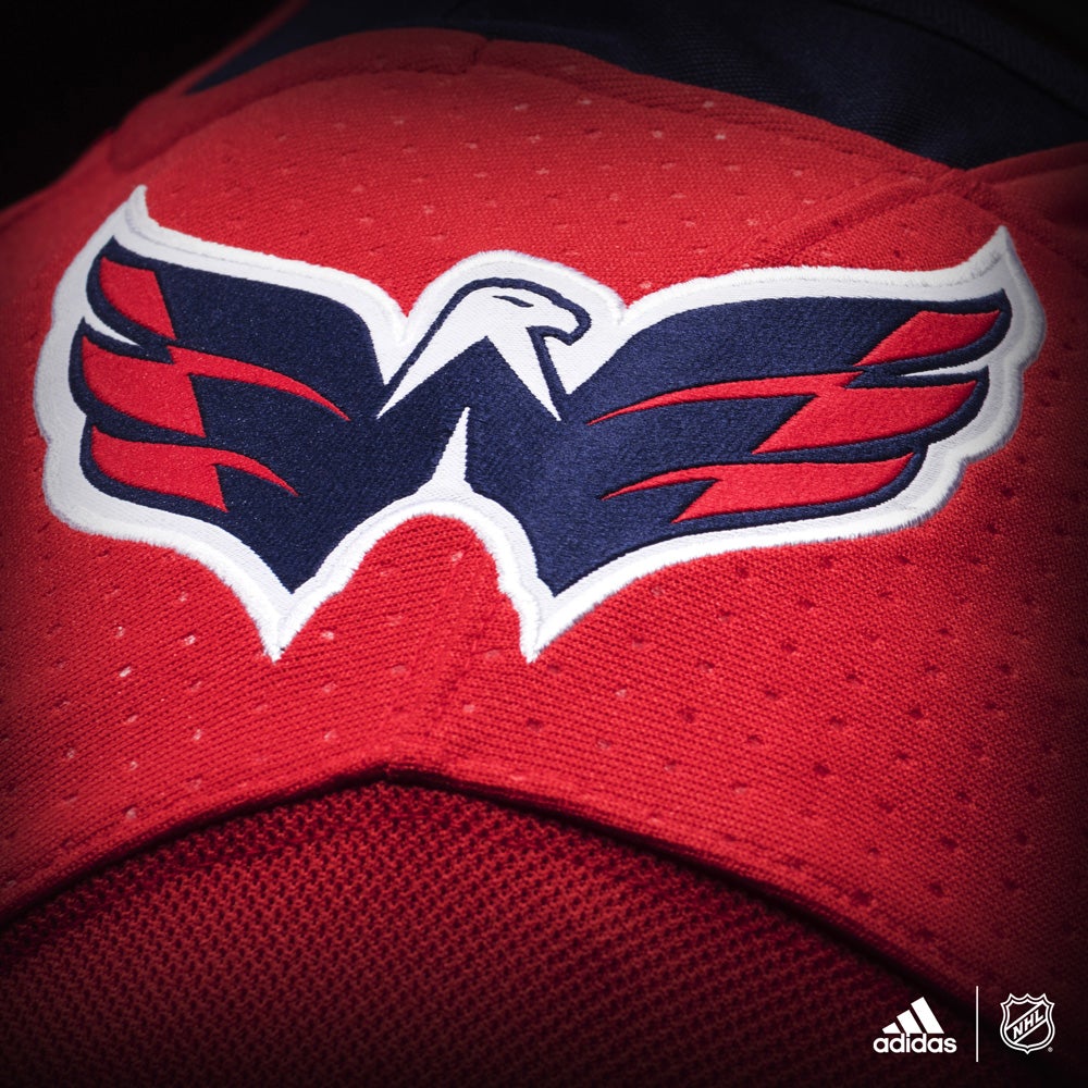 Washington Capitals Adidas Authentic Home NHL Hockey Jersey - vstockx