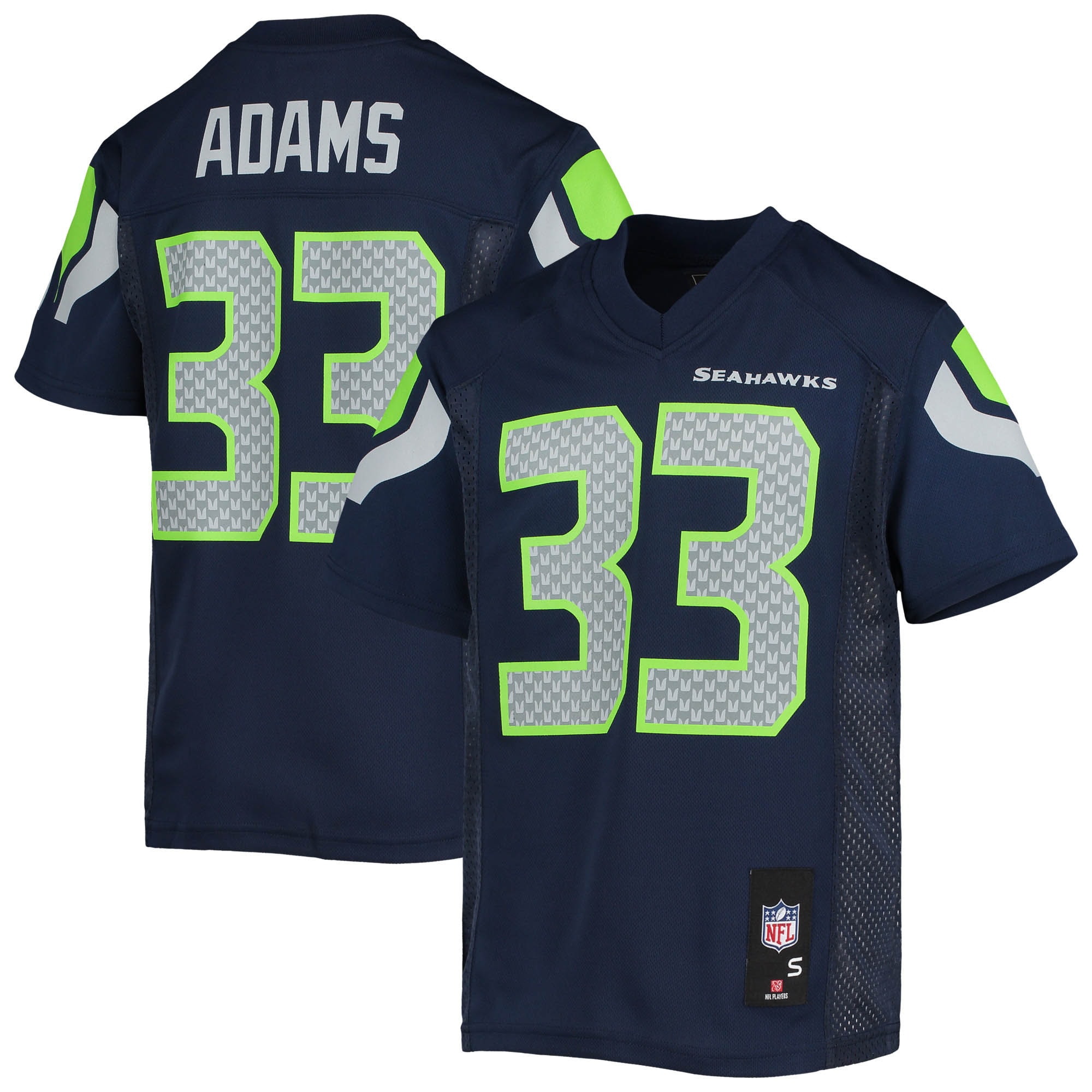 Jamal Adams Seattle Seahawks Youth Replica Player Jersey - College Navy - vstockx