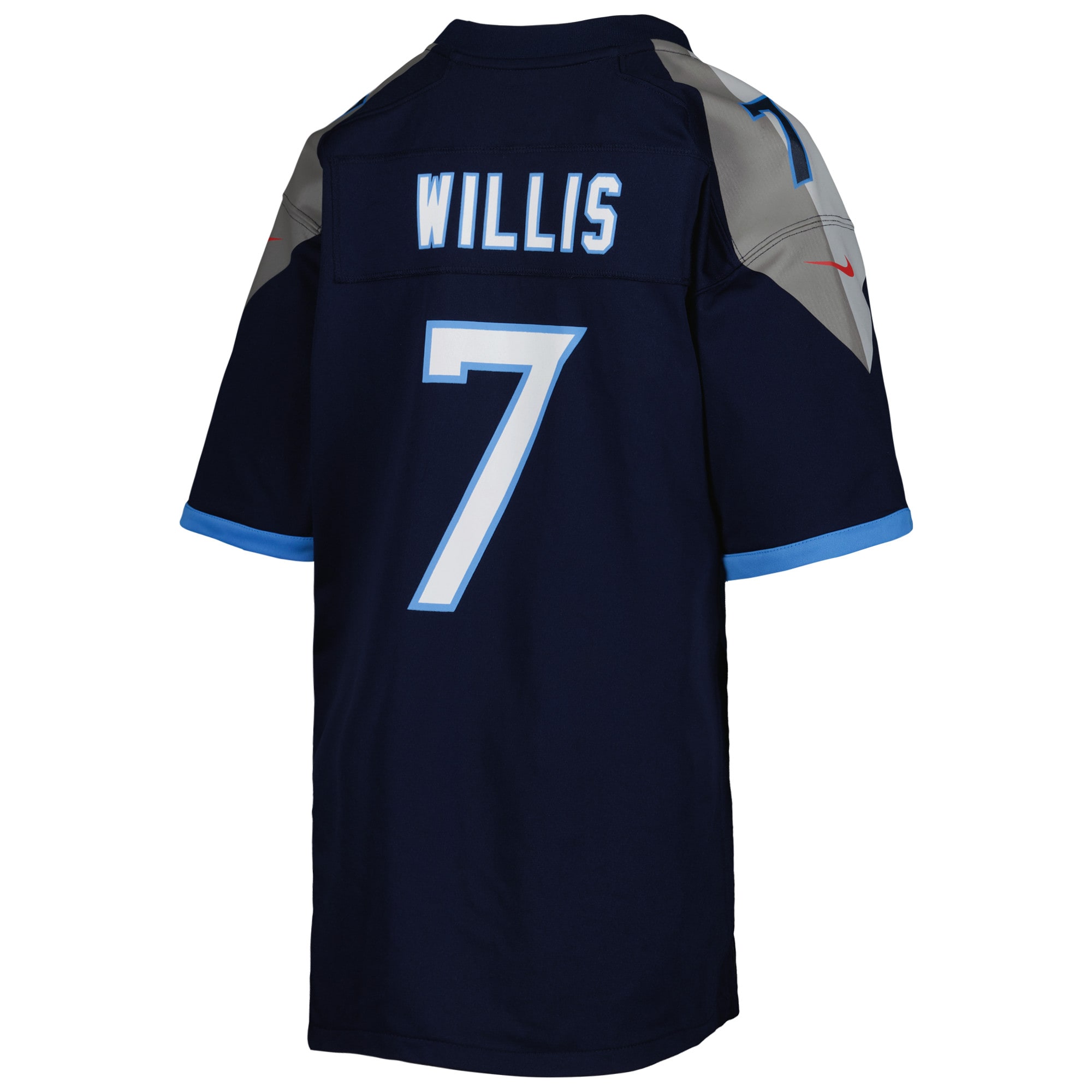Malik Willis Tennessee Titans Nike Youth Game Jersey - Navy - vstockx