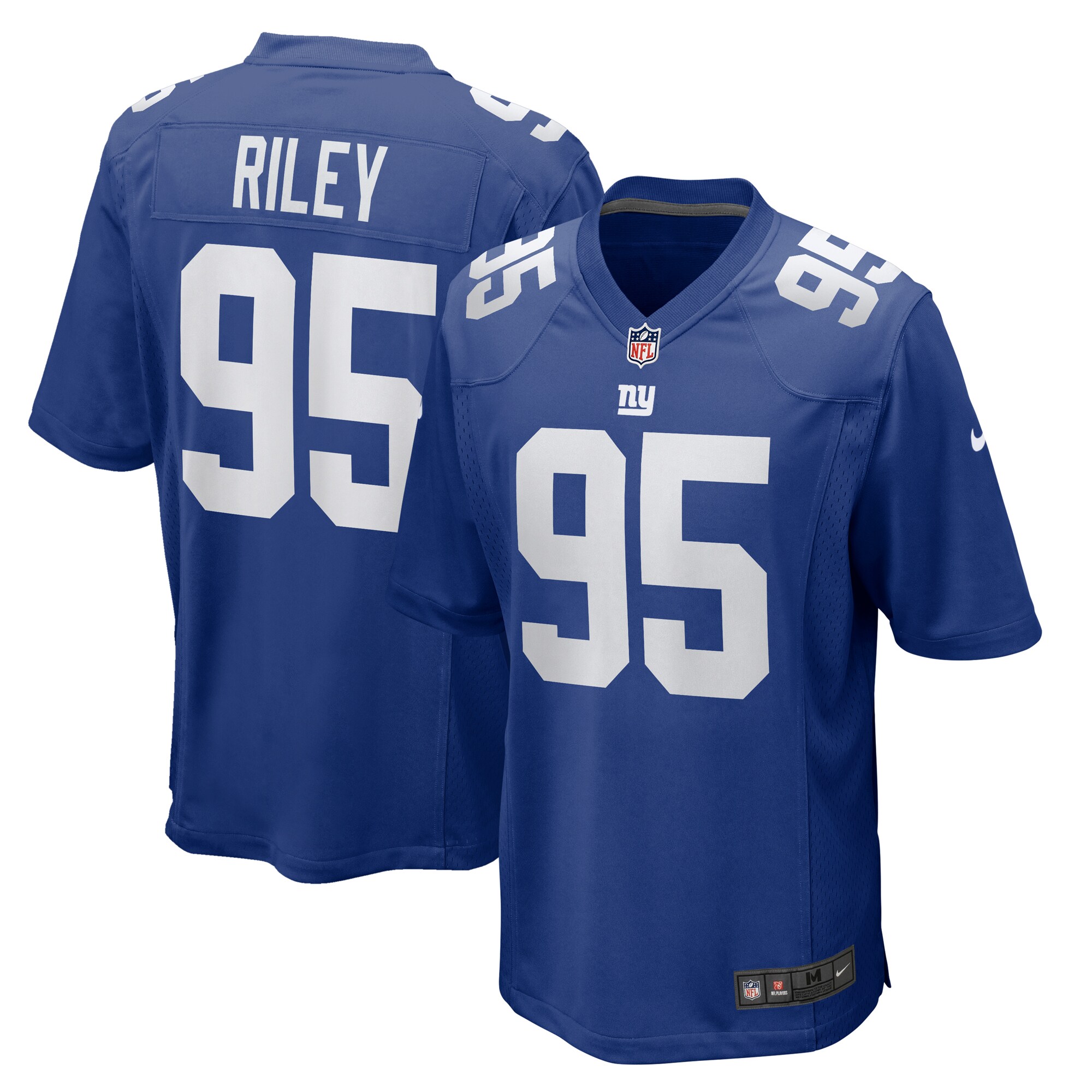 Jordon Riley New York Giants Nike Team Game Jersey - Royal - vstockx