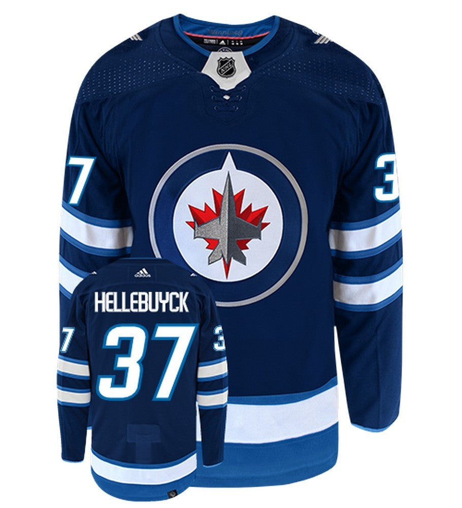 Connor Hellebuyck Winnipeg Jets Adidas Primegreen Authentic NHL Hockey Jersey - vstockx