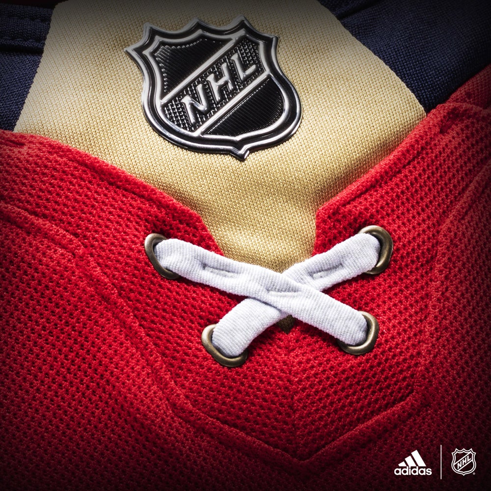 Florida Panthers Adidas Authentic Home NHL Hockey Jersey - vstockx