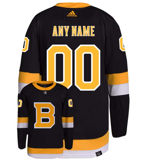 Customizable Boston Bruins Adidas Primegreen Authentic NHL Hockey Jersey - vstockx