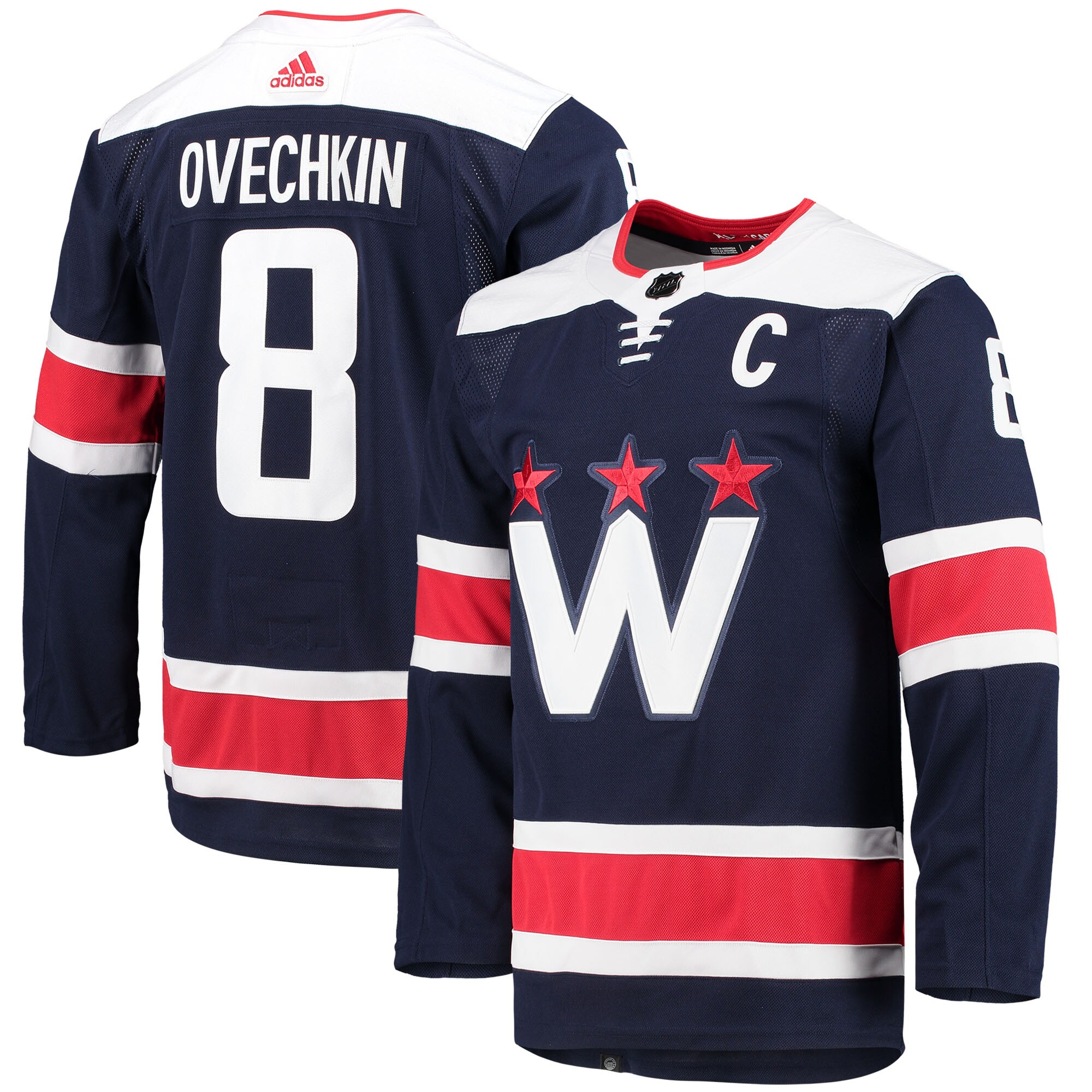 Alexander Ovechkin Washington Capitals adidas Alternate Primegreen Authentic Pro Player Jersey - Navy - vstockx