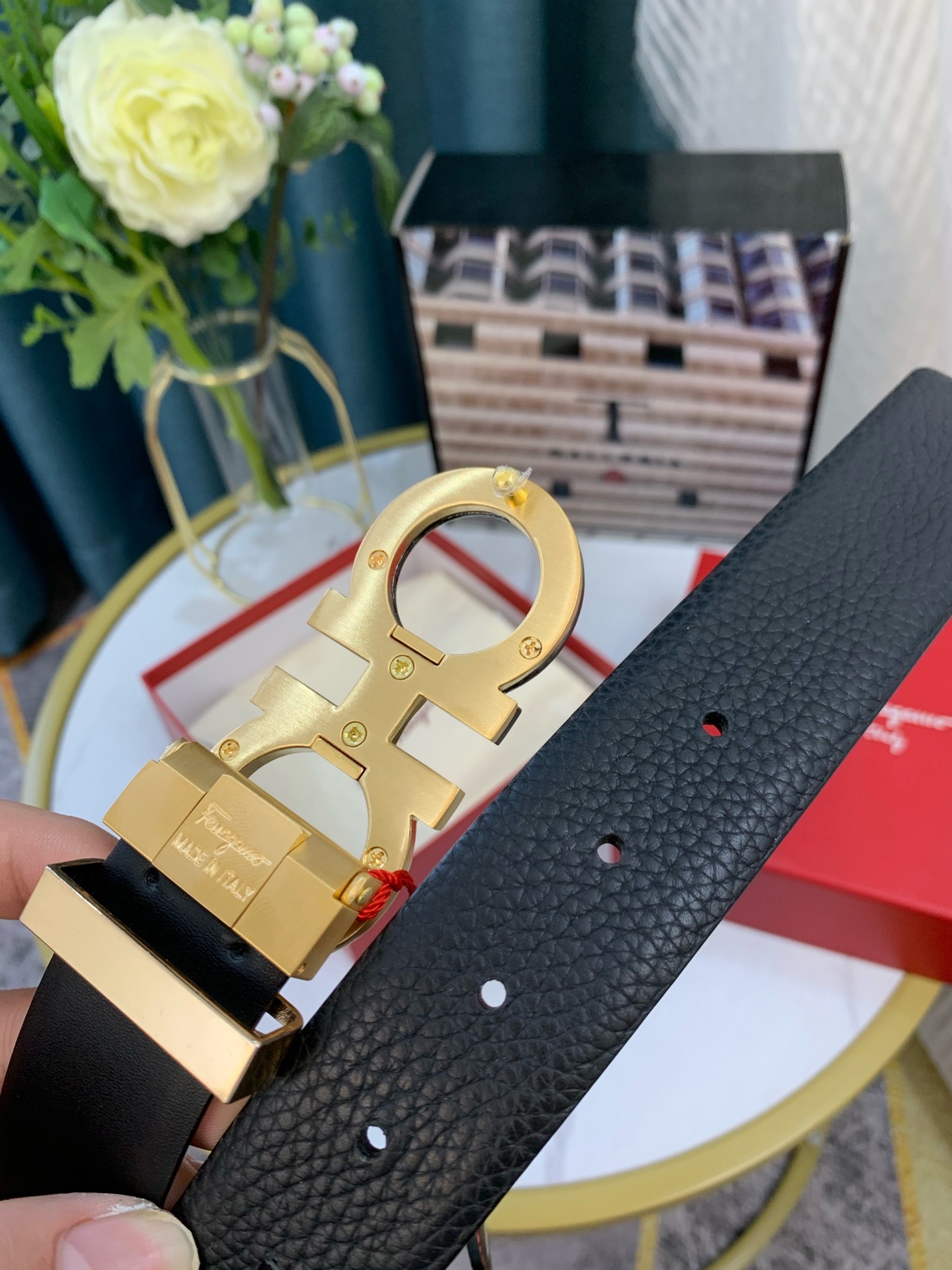 Streetwear Belt Ferragamo 319103 size:3.5cm - vstockx