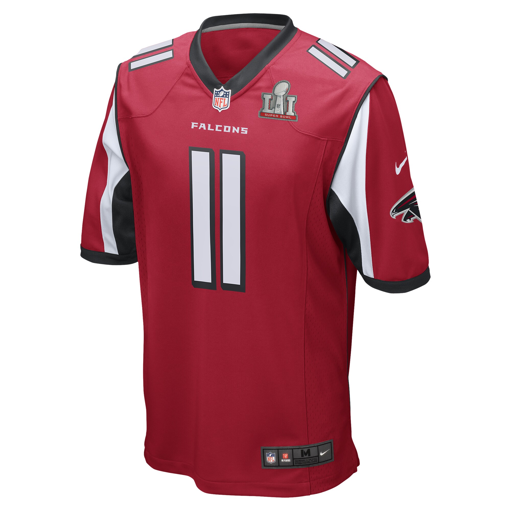 Julio Jones Atlanta Falcons Nike Youth Super Bowl LI Bound Game Jersey - Red - vstockx
