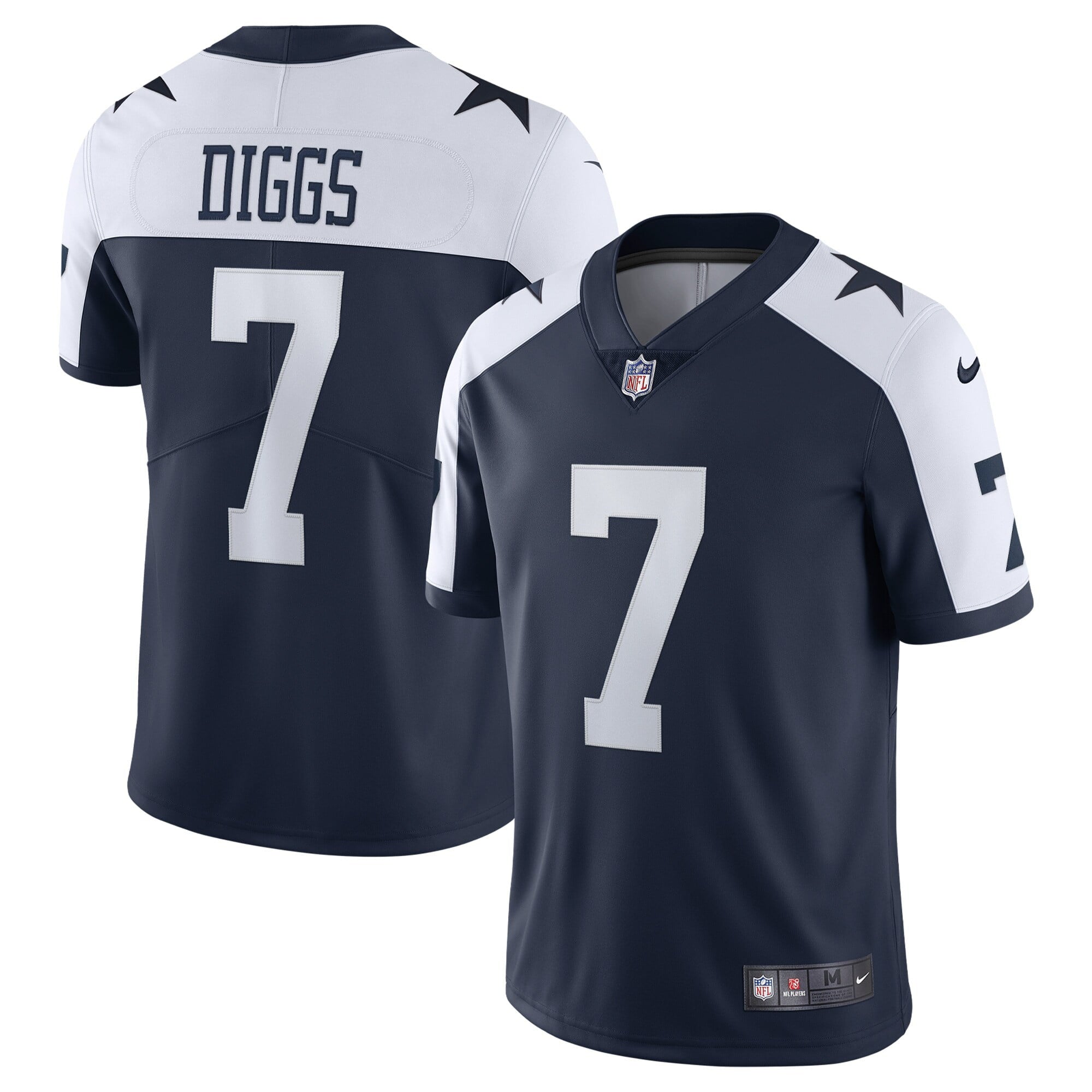 Men's Nike Trevon Diggs Navy Dallas Cowboys Alternate Vapor Limited Jersey - vstockx