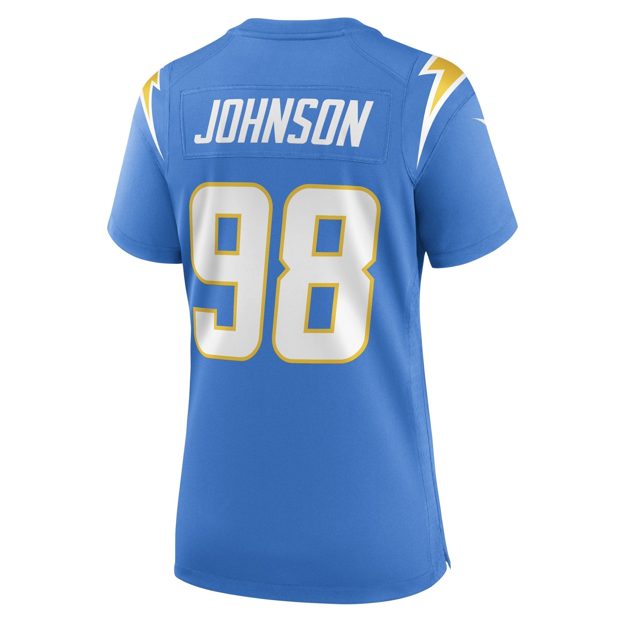 Women's Nike Austin Johnson Powder Blue Los Angeles Chargers Game Player Jersey - vstockx