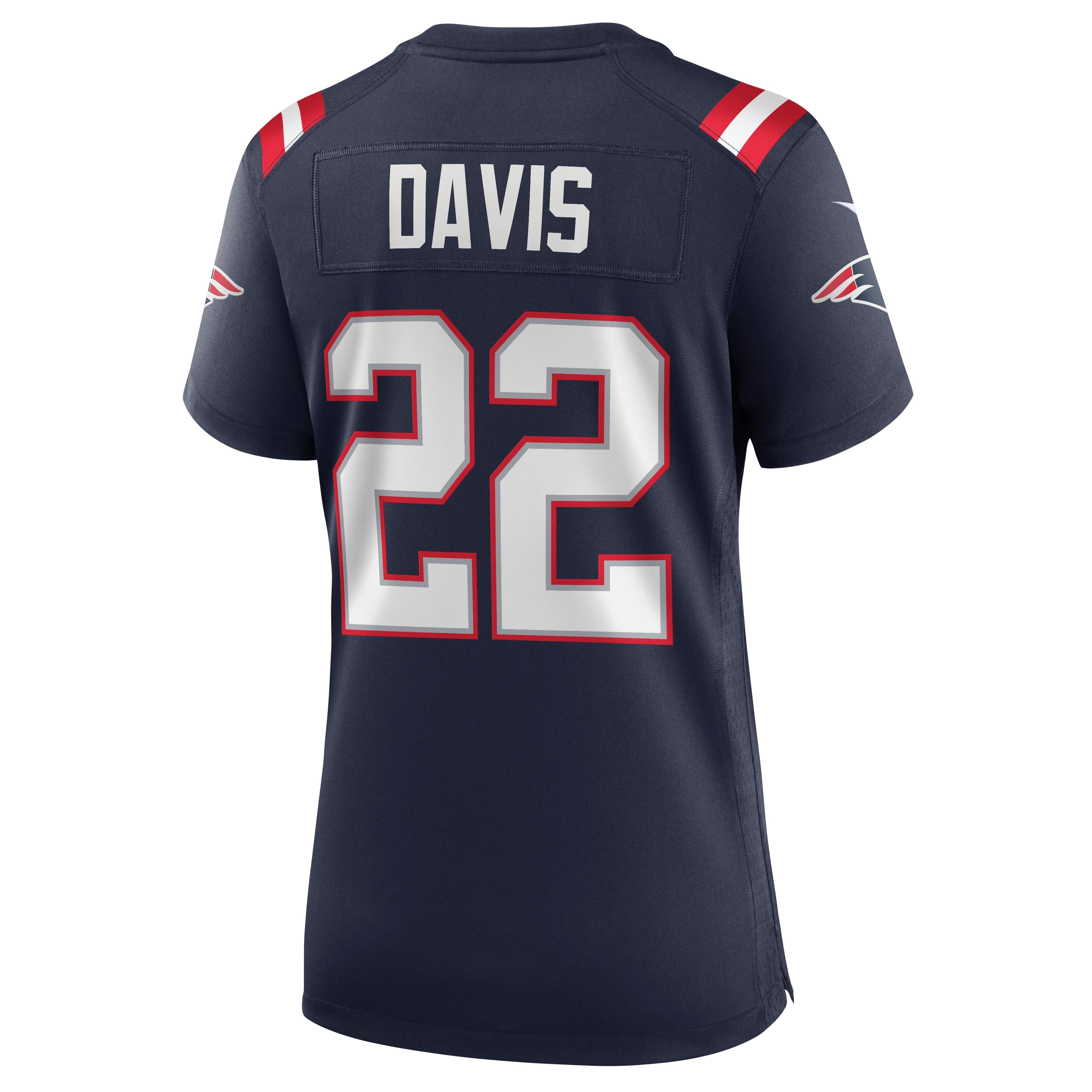Women's Nike Cody Davis Navy New England Patriots Game Jersey - vstockx