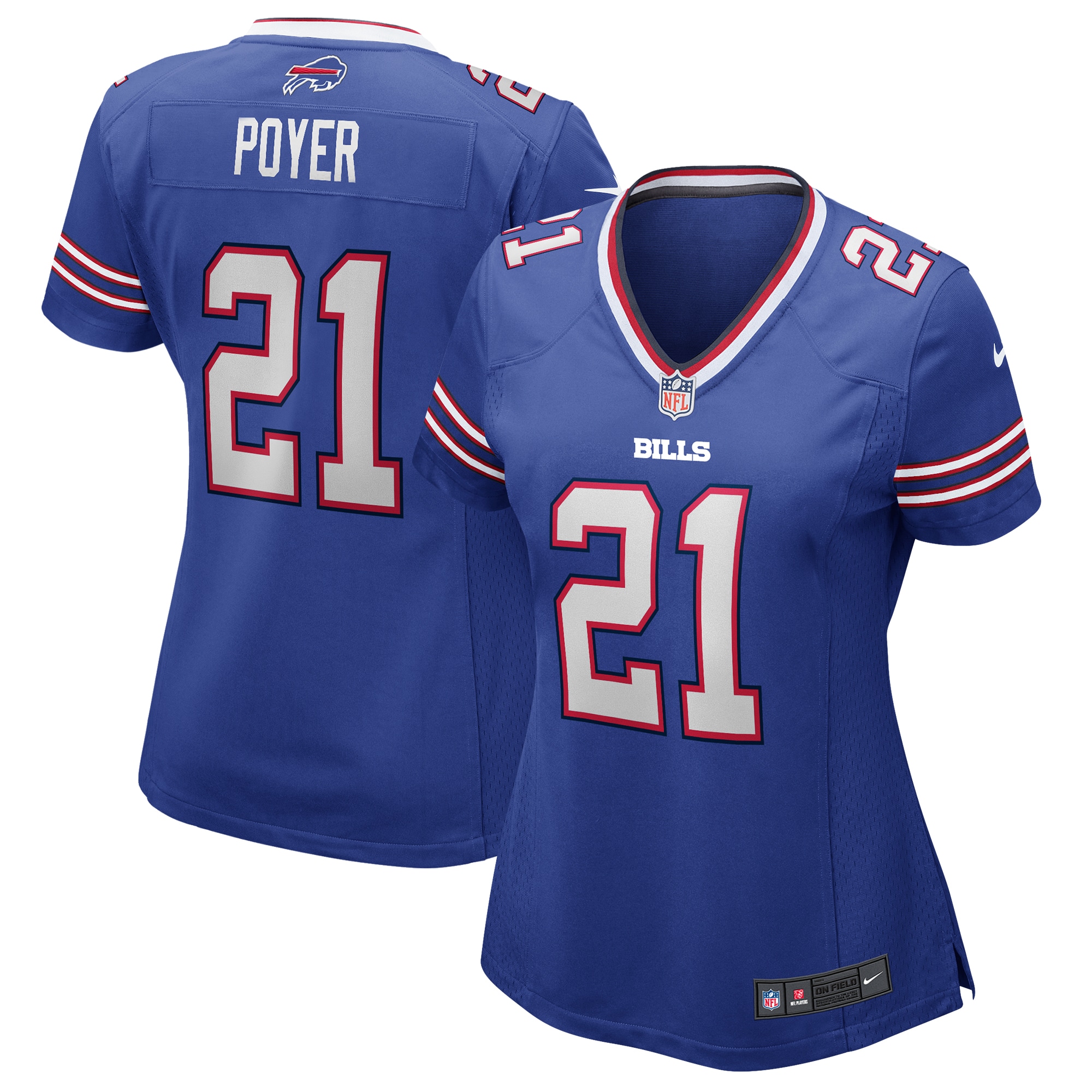 Jordans Poyer Buffalo Bills Nike Women's Game Jersey - Royal - vstockx