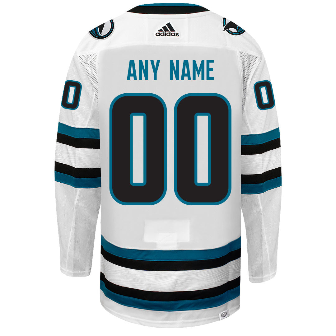 Customizable San Jose Sharks 2022 Adidas Primegreen Authentic NHL Hockey Jersey - vstockx