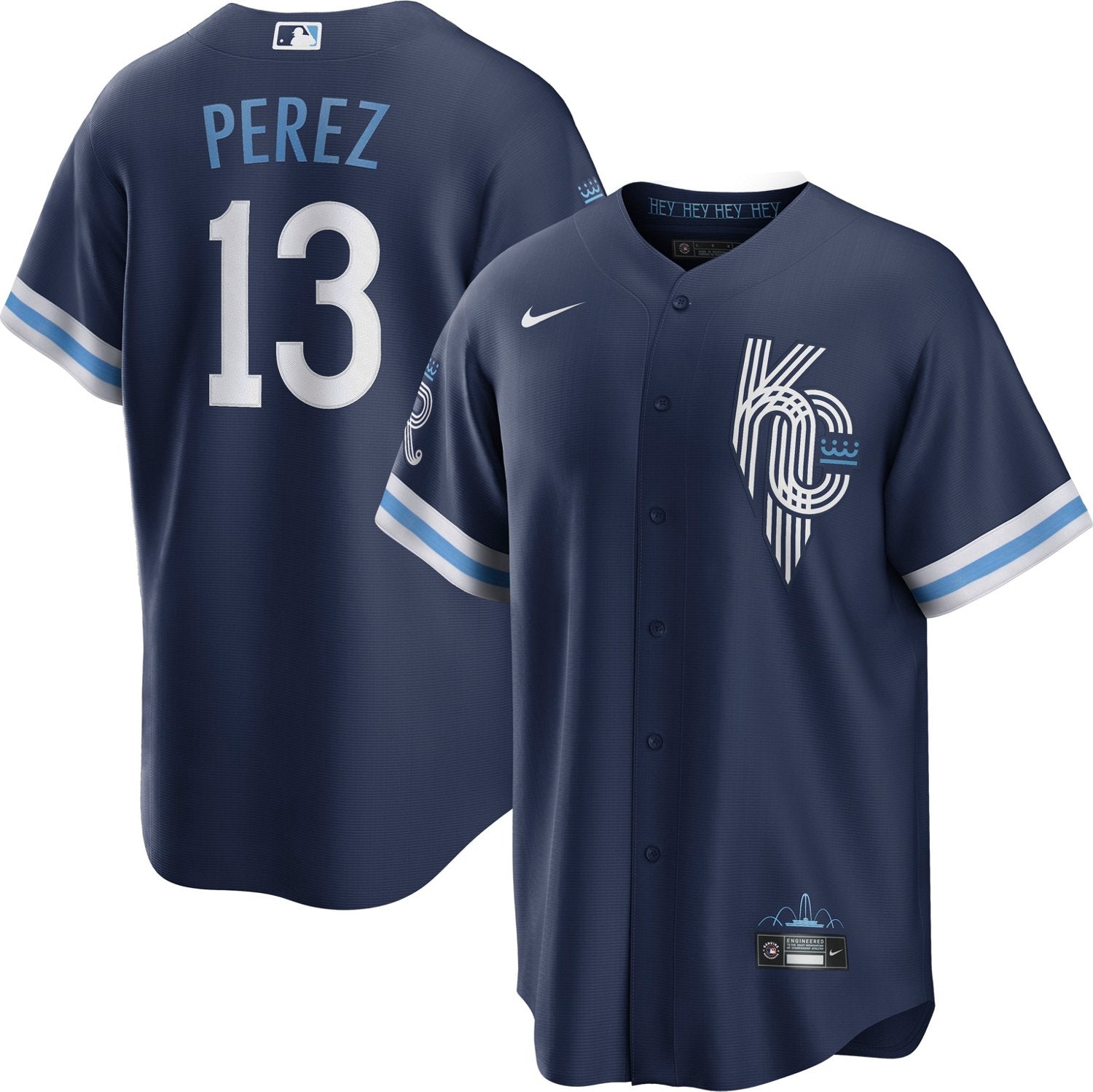 Nike Men's Kansas City Royals Salvador Perez City Connect Replica Jersey - vstockx